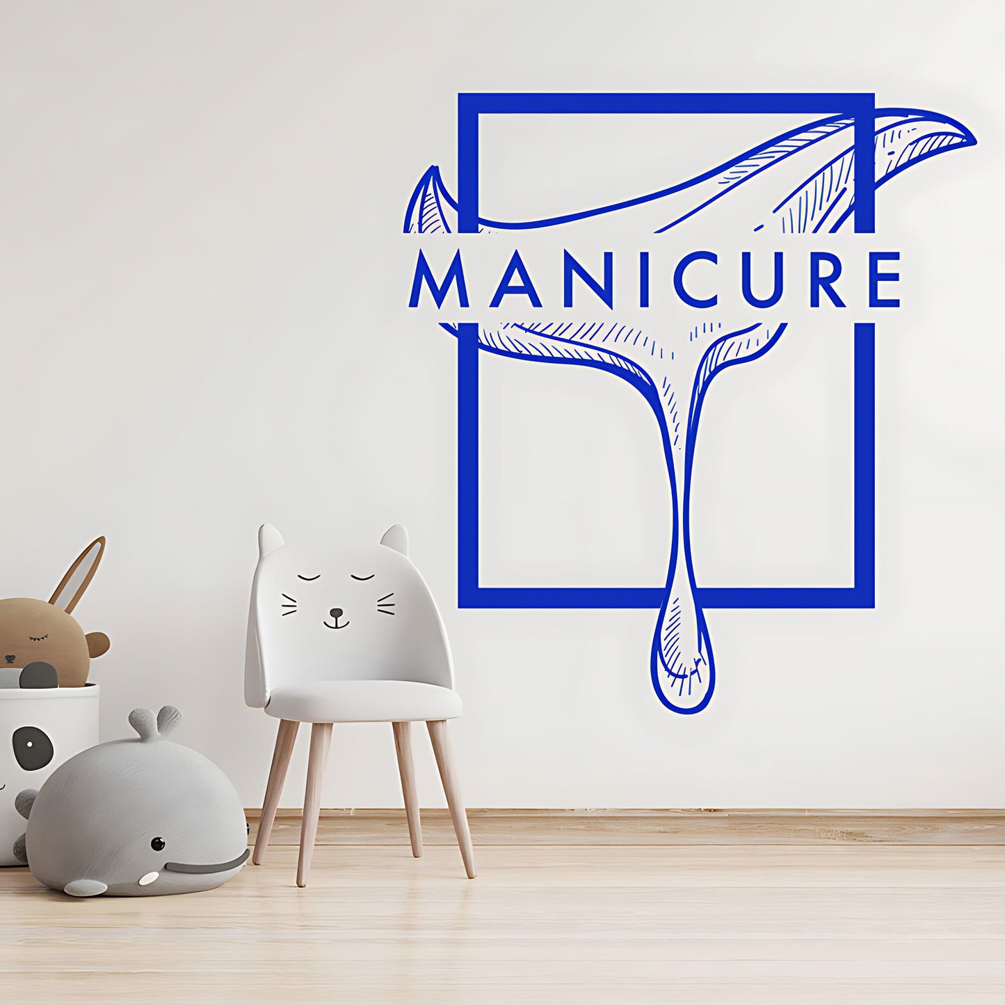 Chic Nail Salon Wall Art - Manicure & Beauty Sticker Graphic