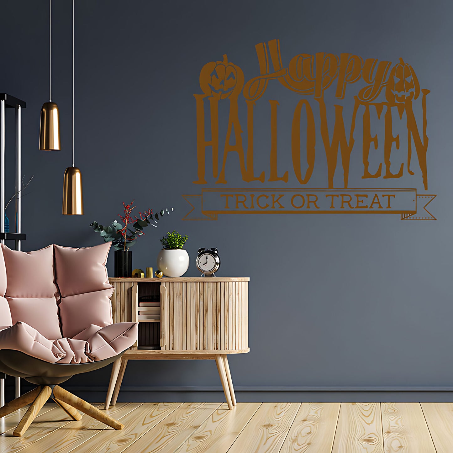 Happy Halloween Trick or Treat window sign sticker