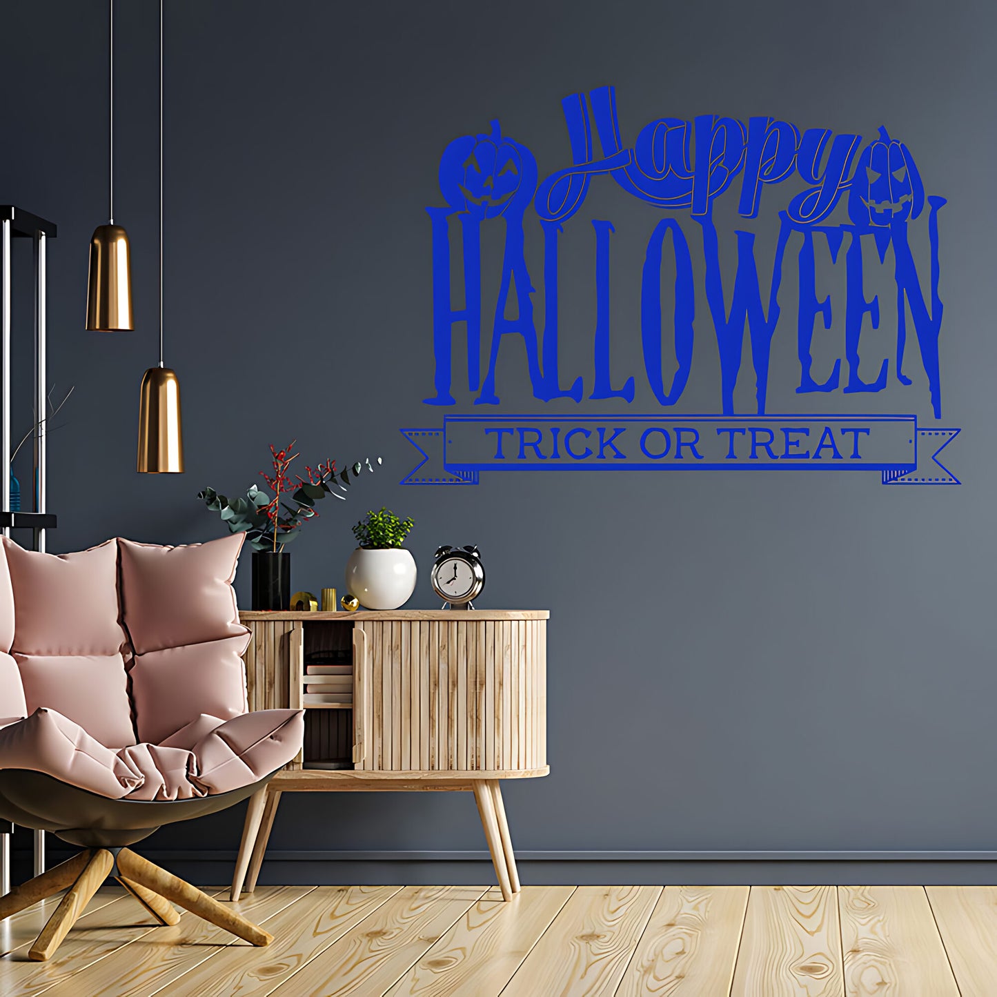 Happy Halloween Trick or Treat window sign sticker
