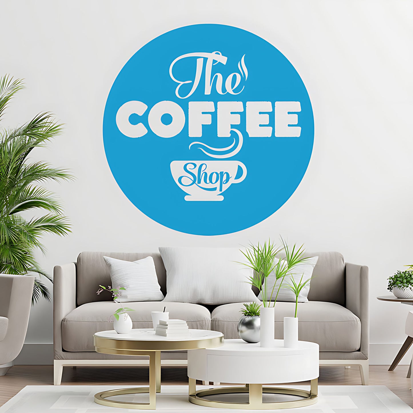Coffee Shop Wall Sticker | Cafe & Restaurant Vinyl Art Quote Decal