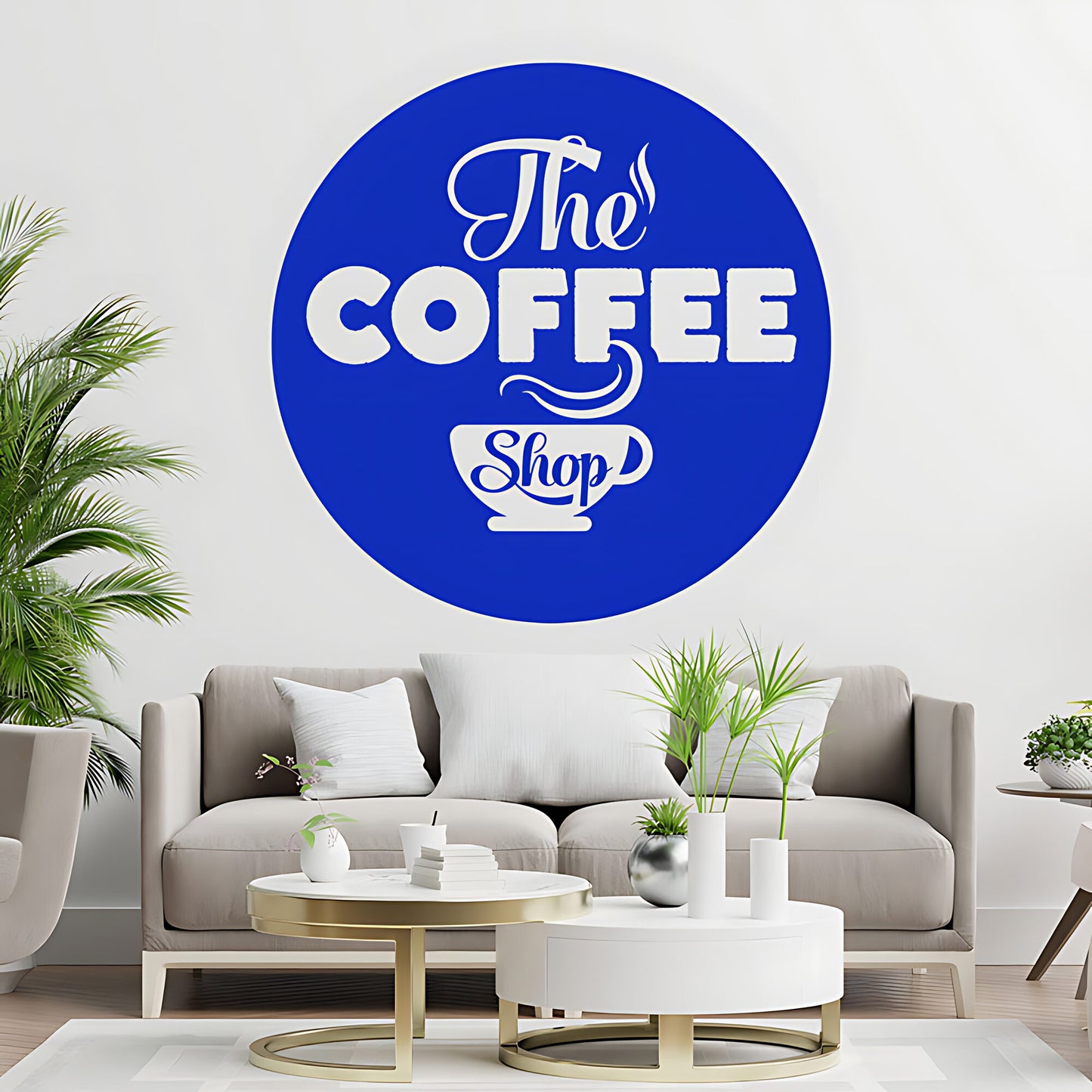 Coffee Shop Wall Sticker | Cafe & Restaurant Vinyl Art Quote Decal