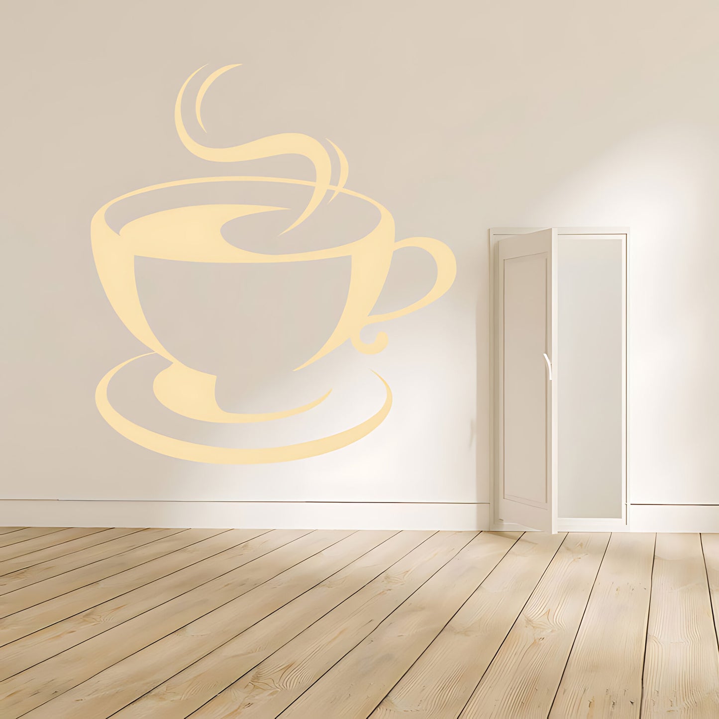 Coffee Cup Wall Sticker