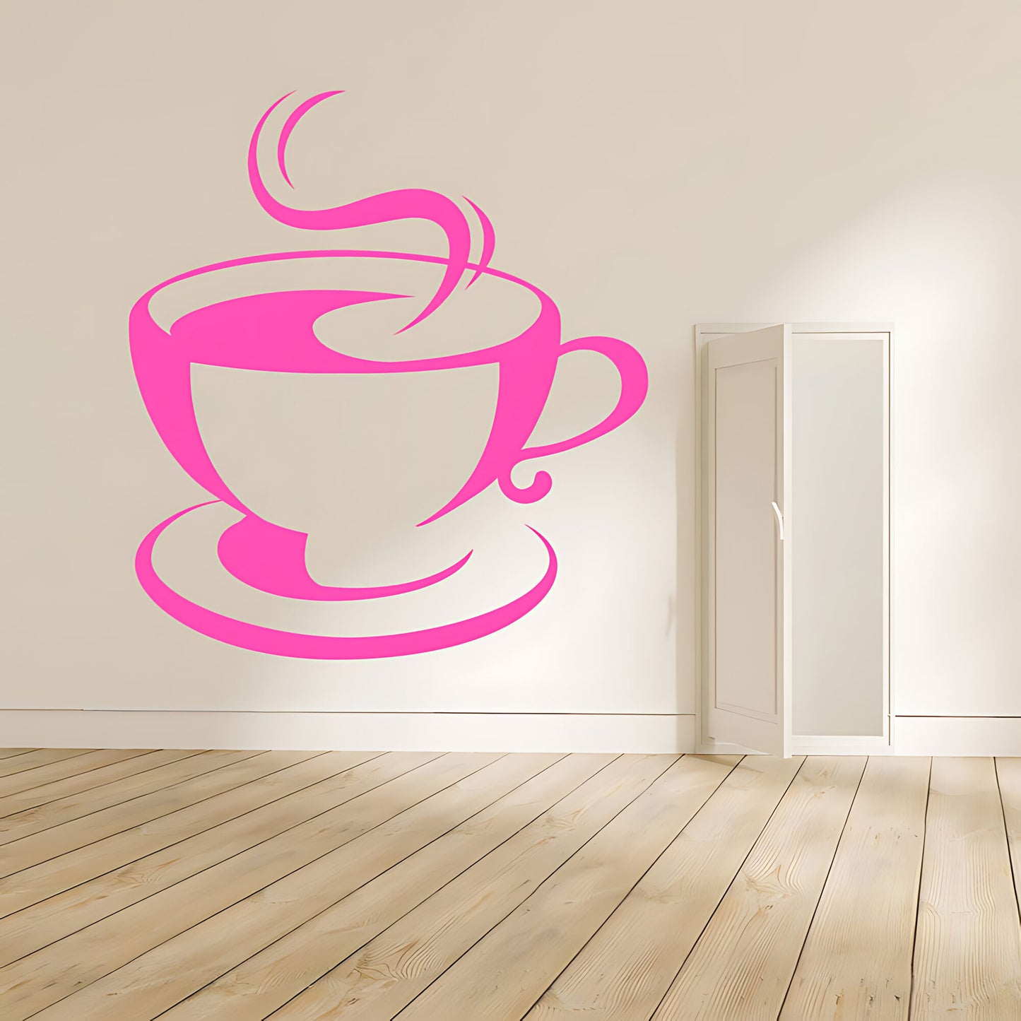 Coffee Cup Wall Sticker