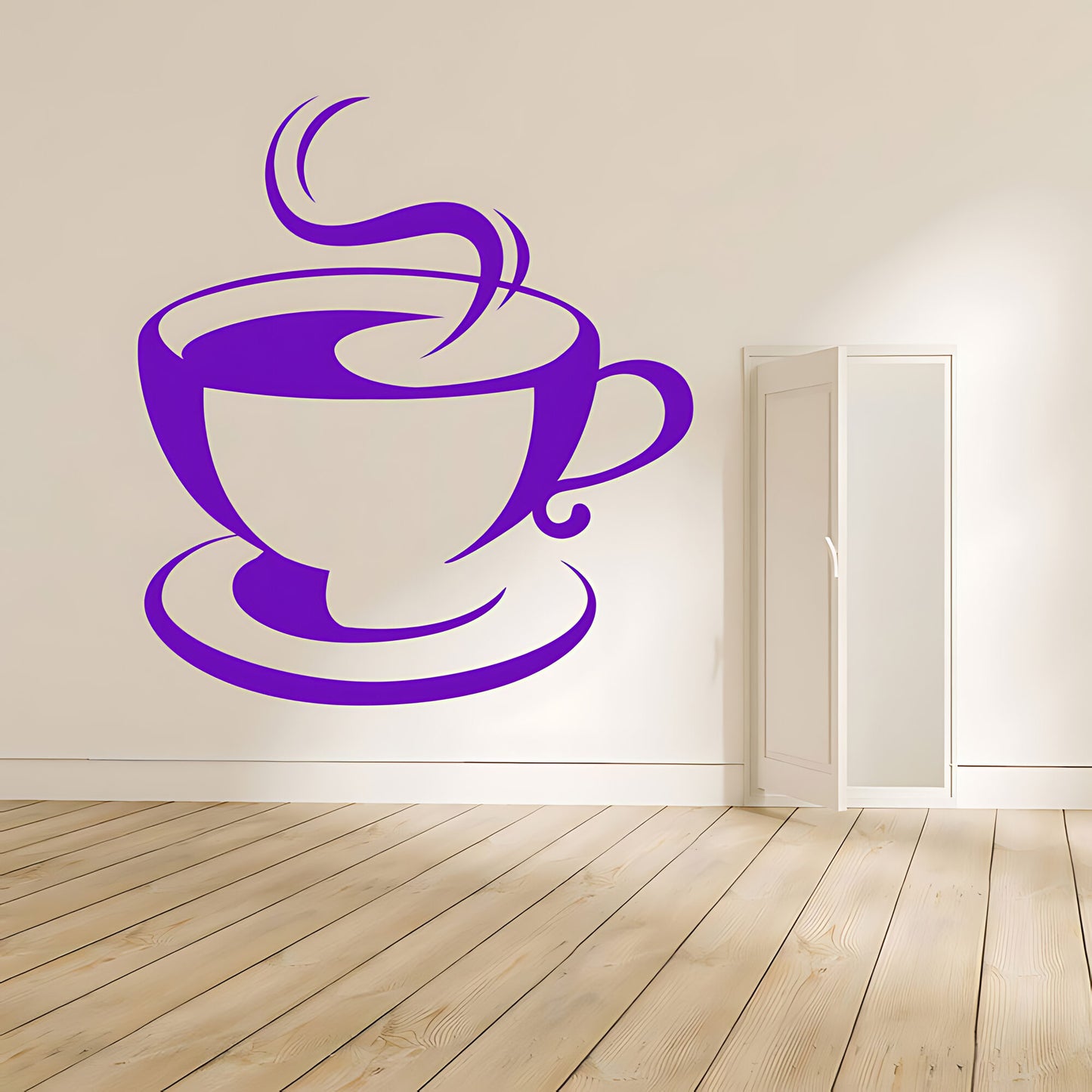 Coffee Cup Wall Sticker