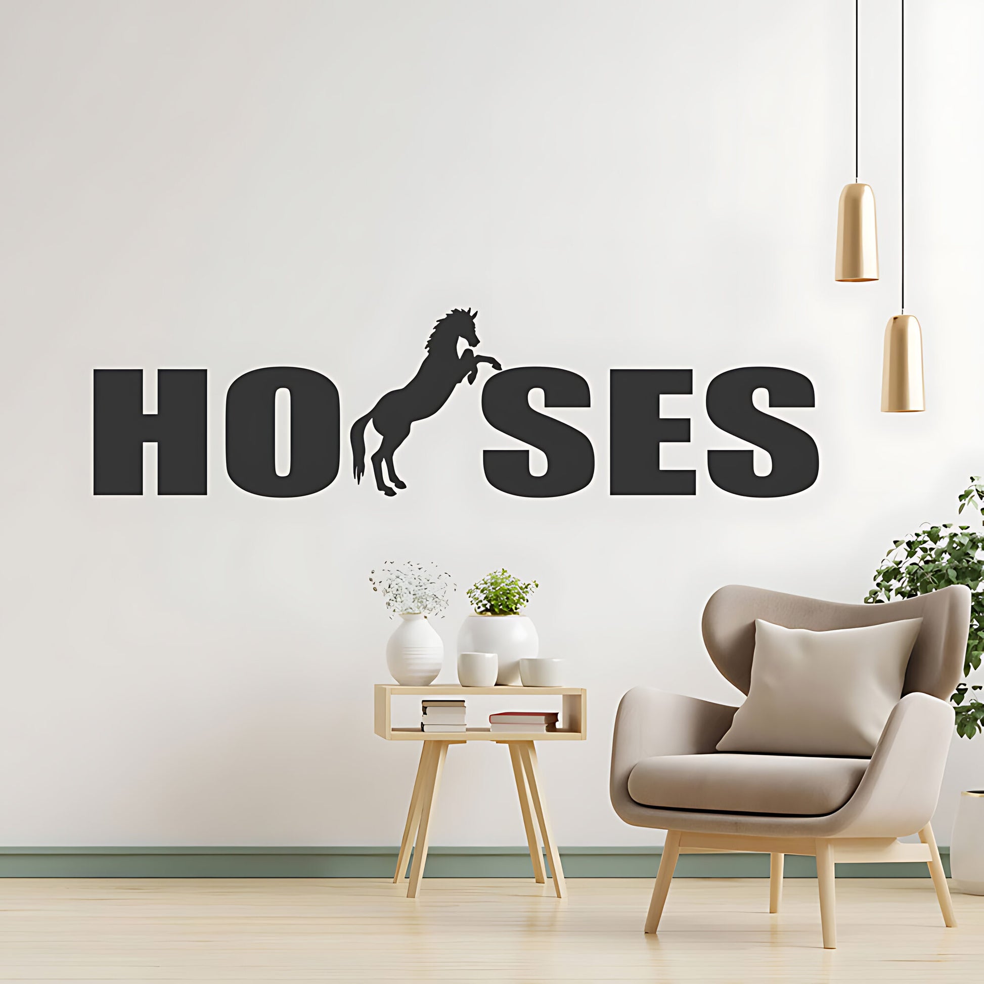 Horses Vehicle Sticker - Equestrian Trailer Graphics