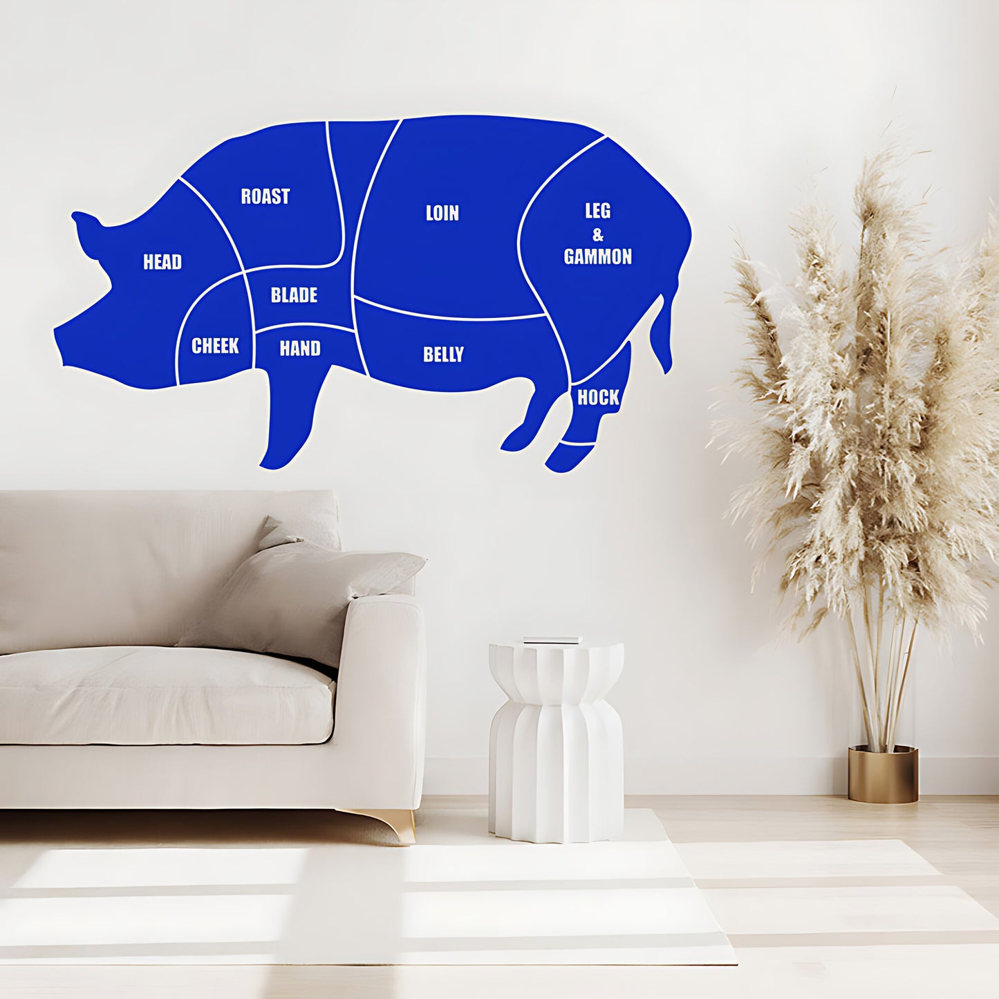 Pork Cuts Wall Sticker