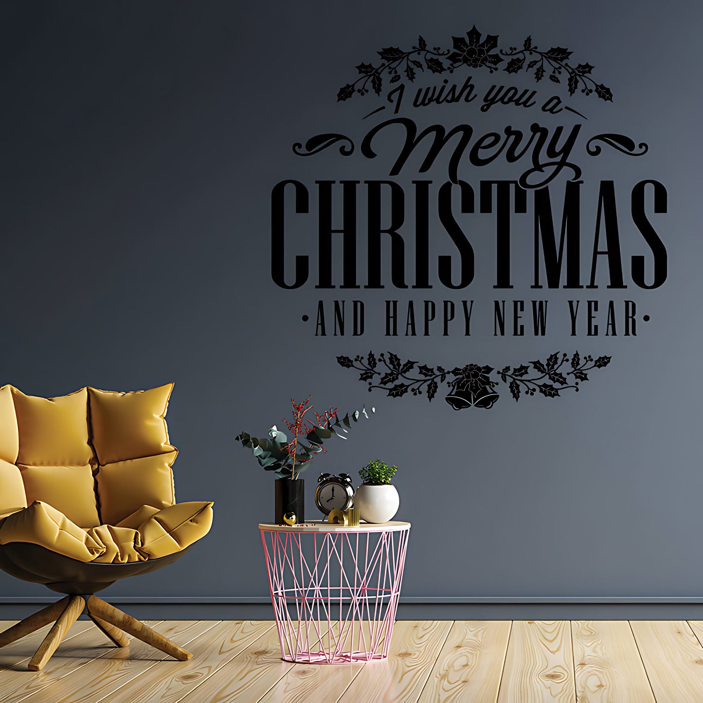 Reindeer Wall Sticker - Christmas Vinyl Decal