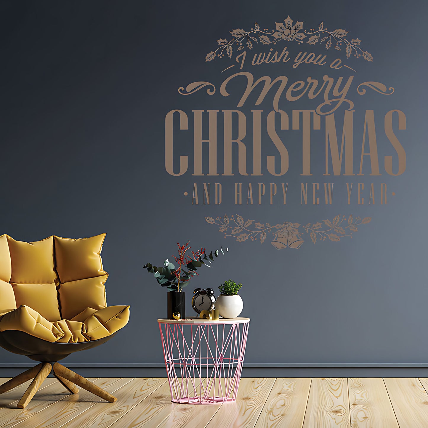 Reindeer Wall Sticker - Christmas Vinyl Decal