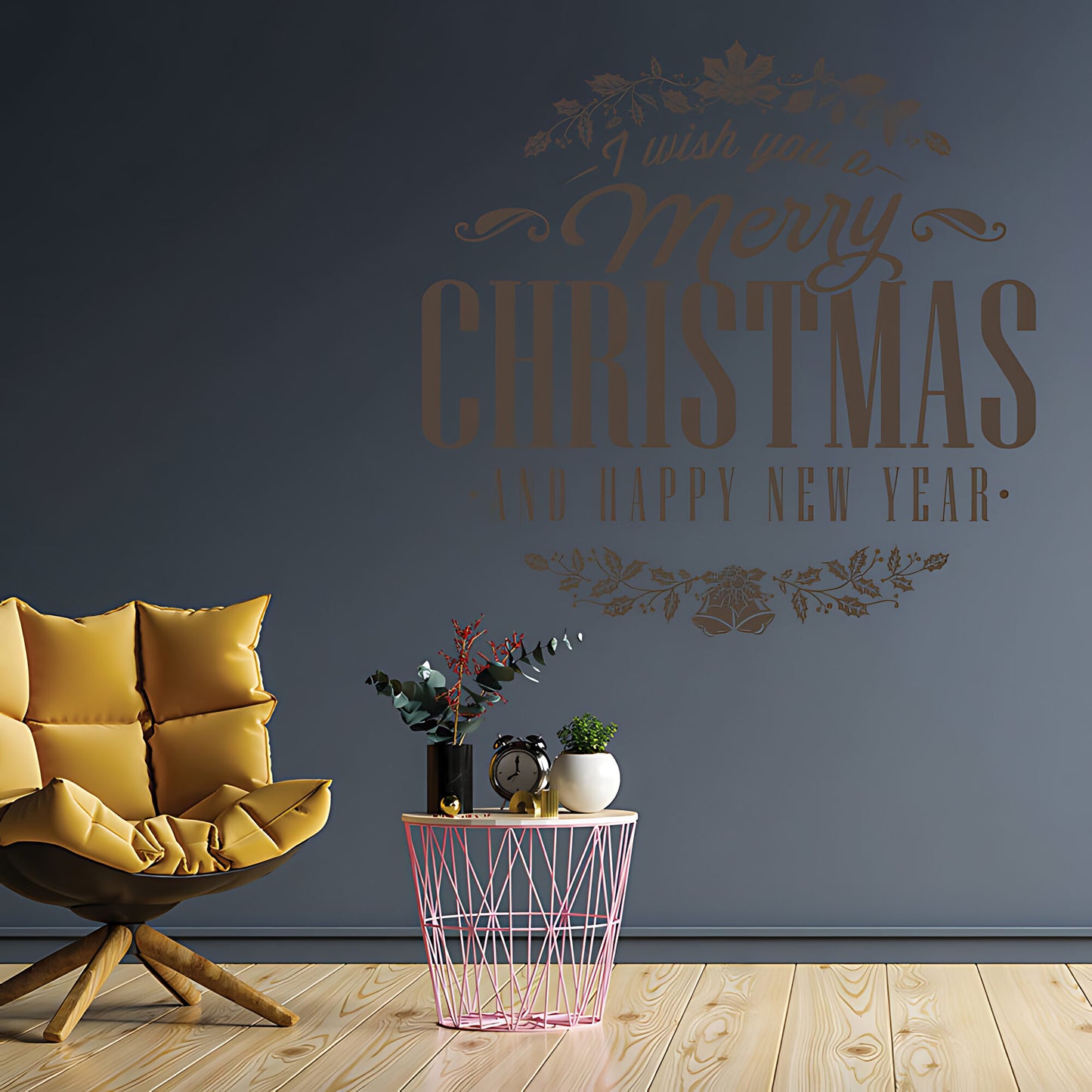 Reindeer Wall Sticker - Christmas Vinyl Decal