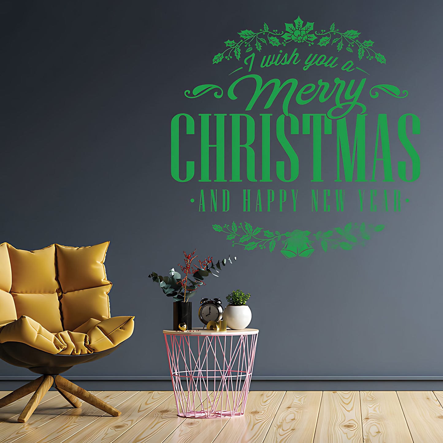 Reindeer Wall Sticker - Christmas Vinyl Decal
