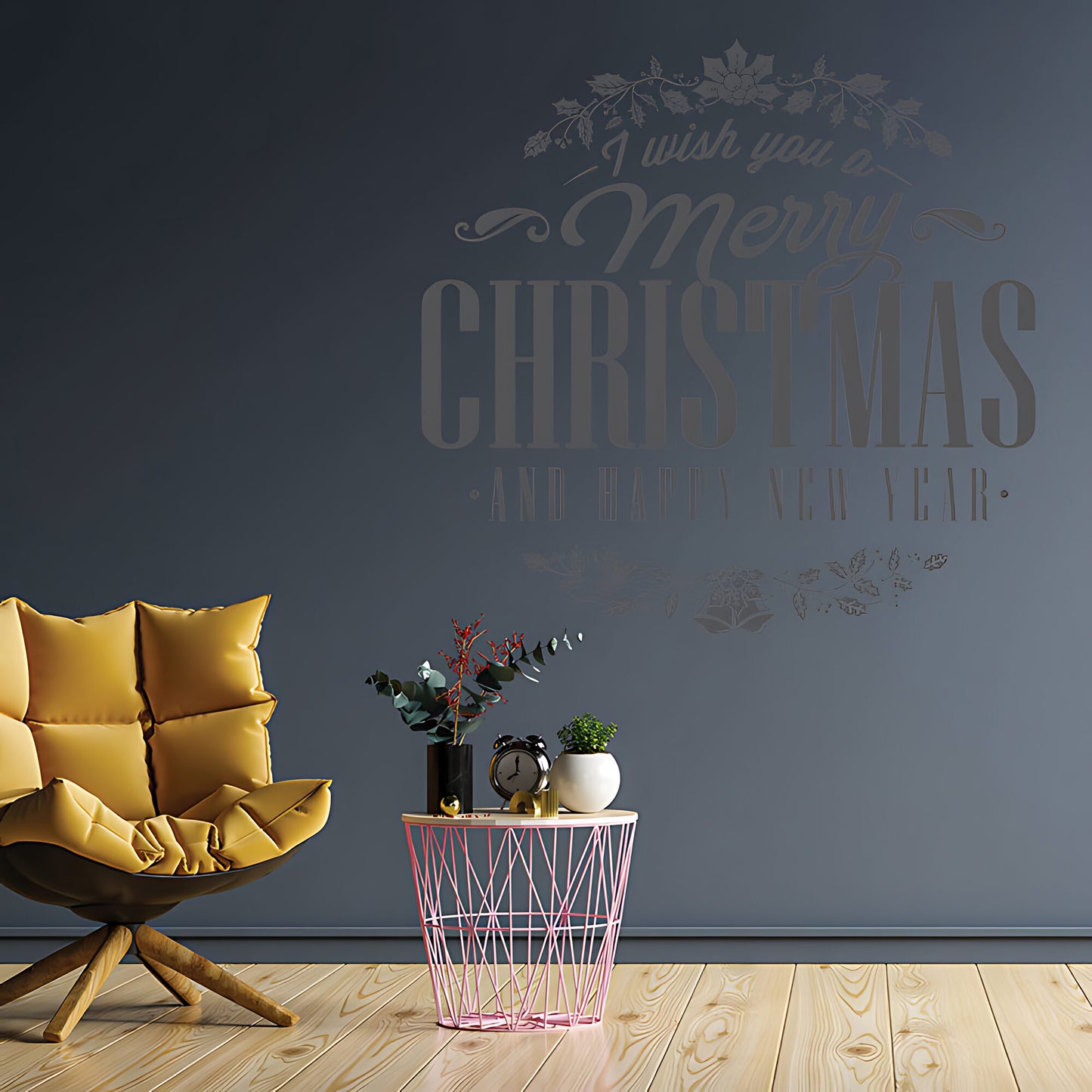 Reindeer Wall Sticker - Christmas Vinyl Decal