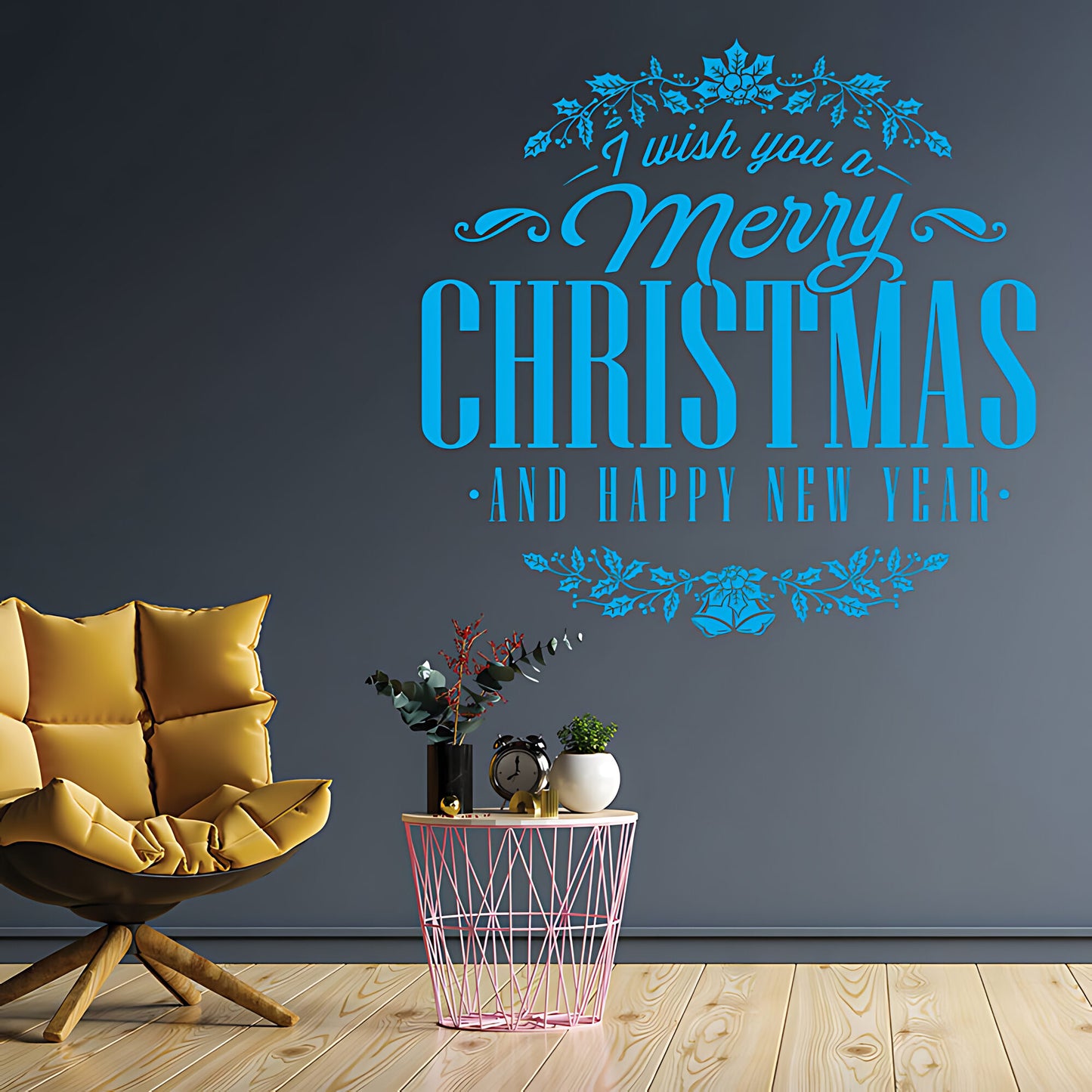 Reindeer Wall Sticker - Christmas Vinyl Decal