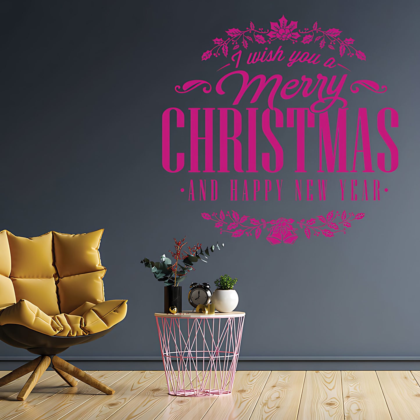 Reindeer Wall Sticker - Christmas Vinyl Decal