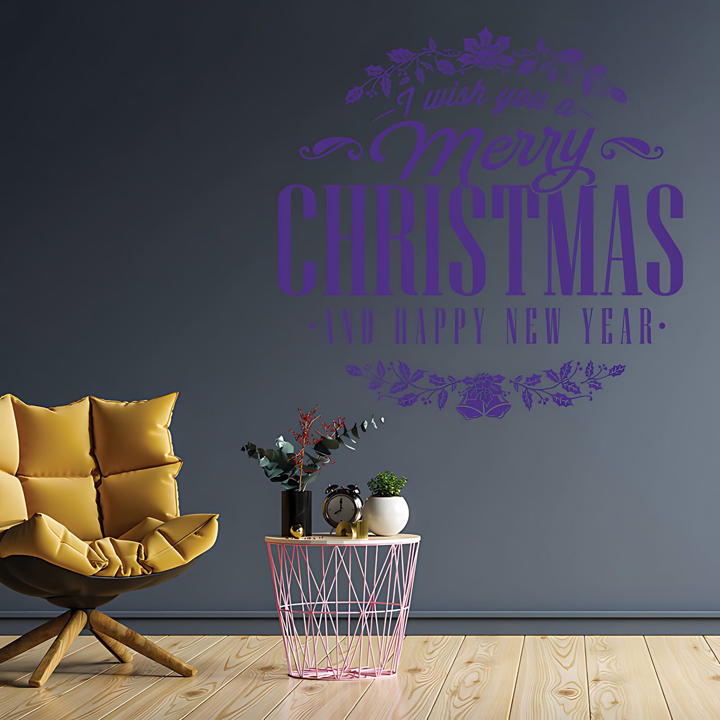 Reindeer Wall Sticker - Christmas Vinyl Decal