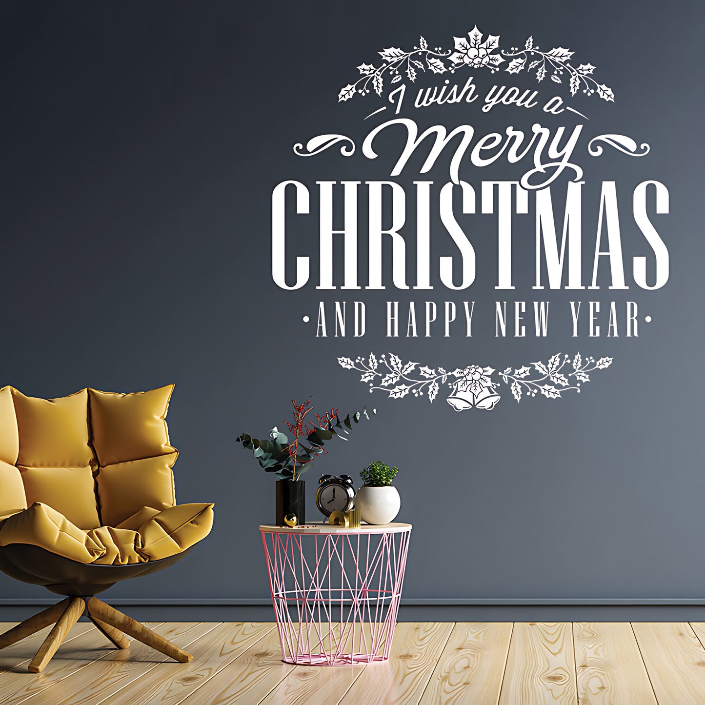 Reindeer Wall Sticker - Christmas Vinyl Decal