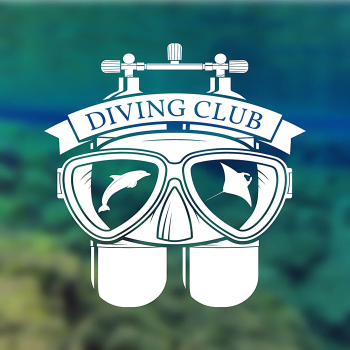 Marine Life Scuba Wall Sticker – Ocean Underwater Vinyl Decal