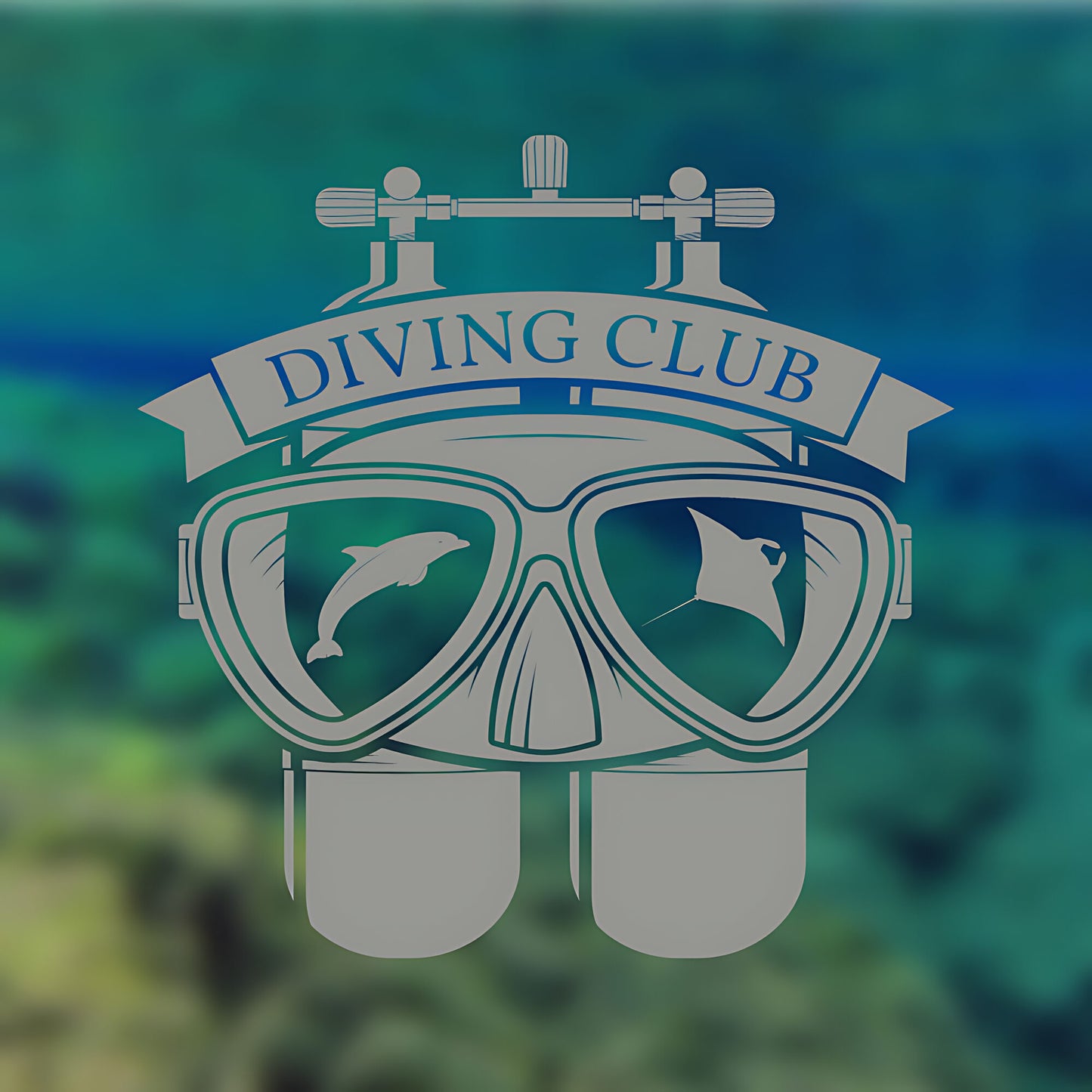 Marine Life Scuba Wall Sticker – Ocean Underwater Vinyl Decal
