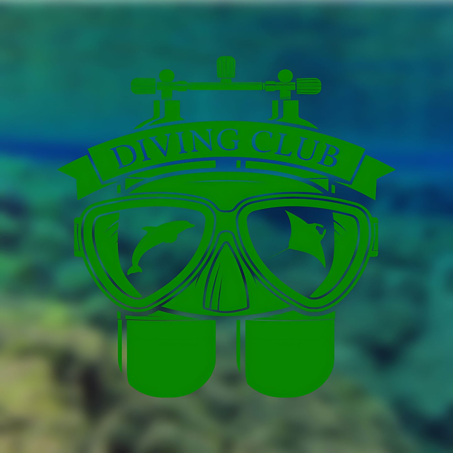 Marine Life Scuba Wall Sticker – Ocean Underwater Vinyl Decal