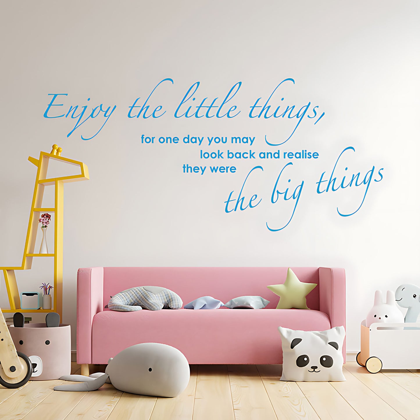 Enjoy the Little Things Wall Sticker - Quote Decal