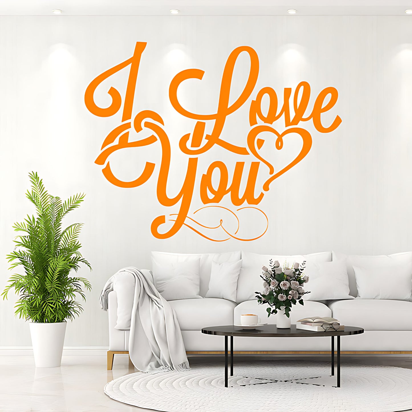 Heart Love Stickers for Valentine's Day - Shop Window Decor Decals