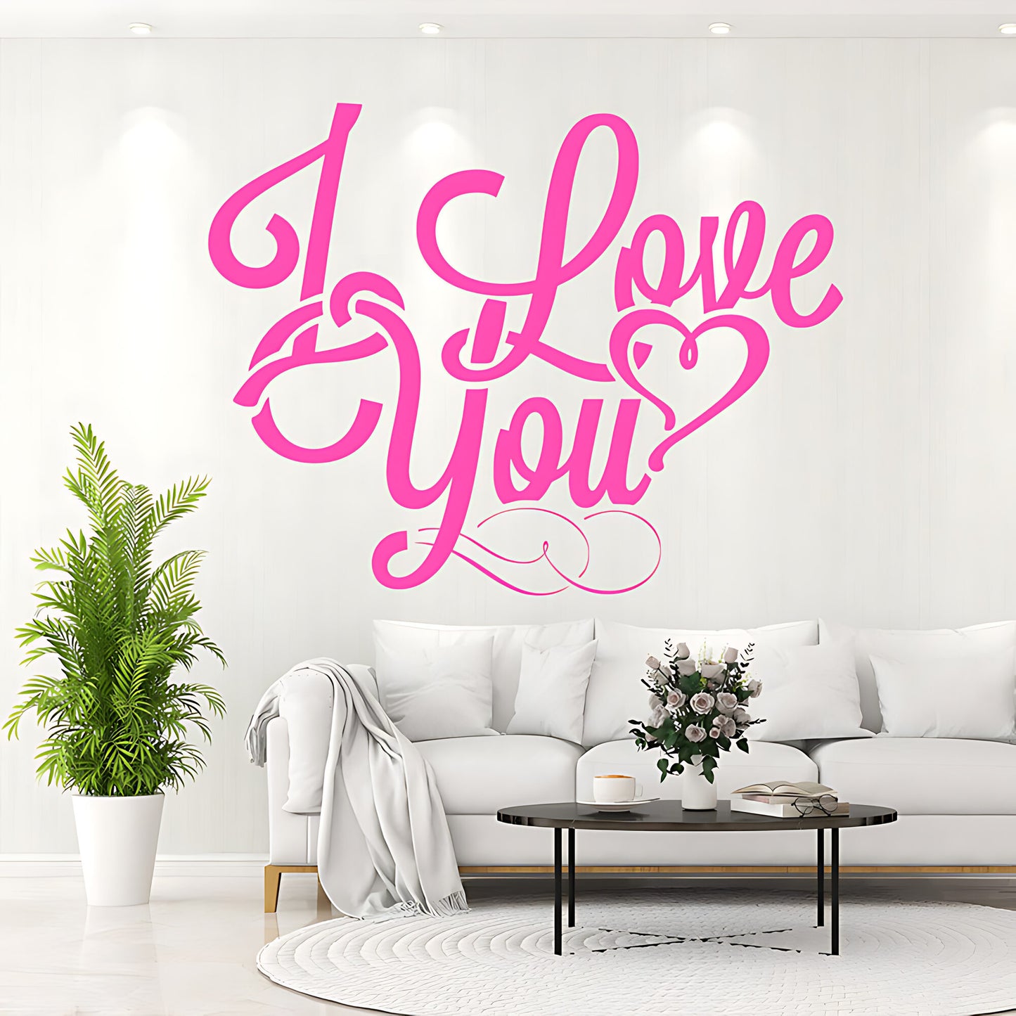 Heart Love Stickers for Valentine's Day - Shop Window Decor Decals