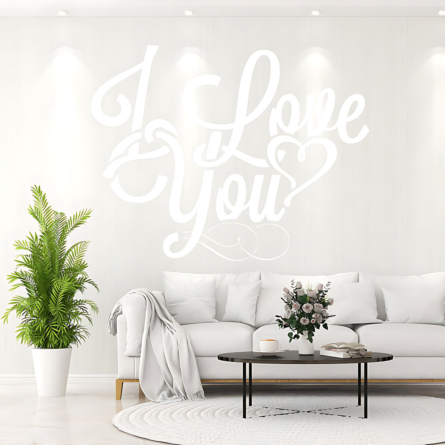 Heart Love Stickers for Valentine's Day - Shop Window Decor Decals