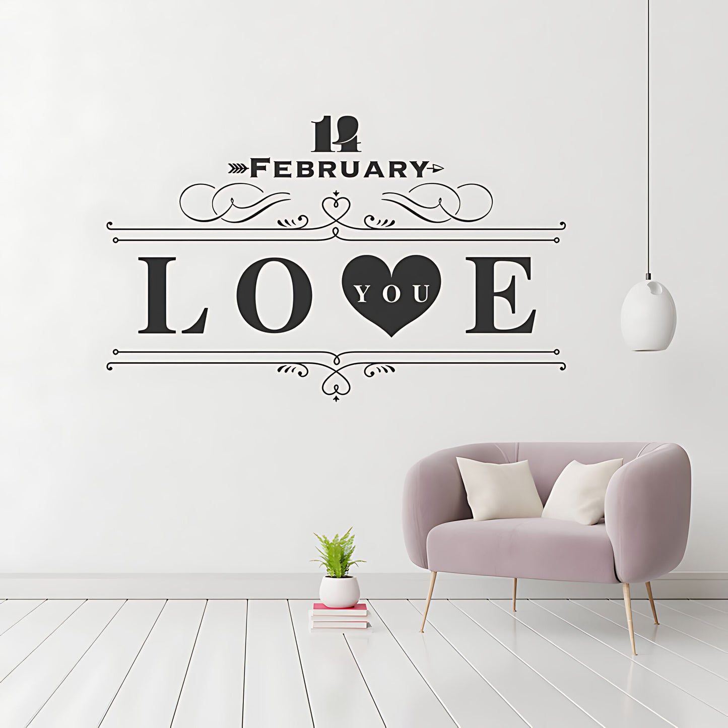 Love Heart Valentine's Day Window Sticker – Shop Window Vinyl Decal