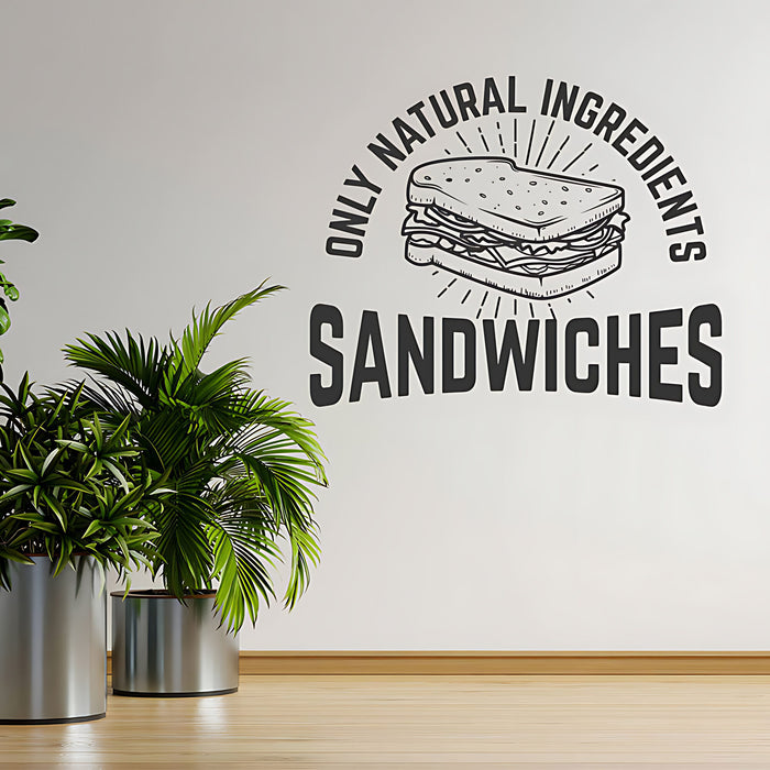 Sandwiches Wall Sticker – Cafe & Takeaway Vinyl Decal