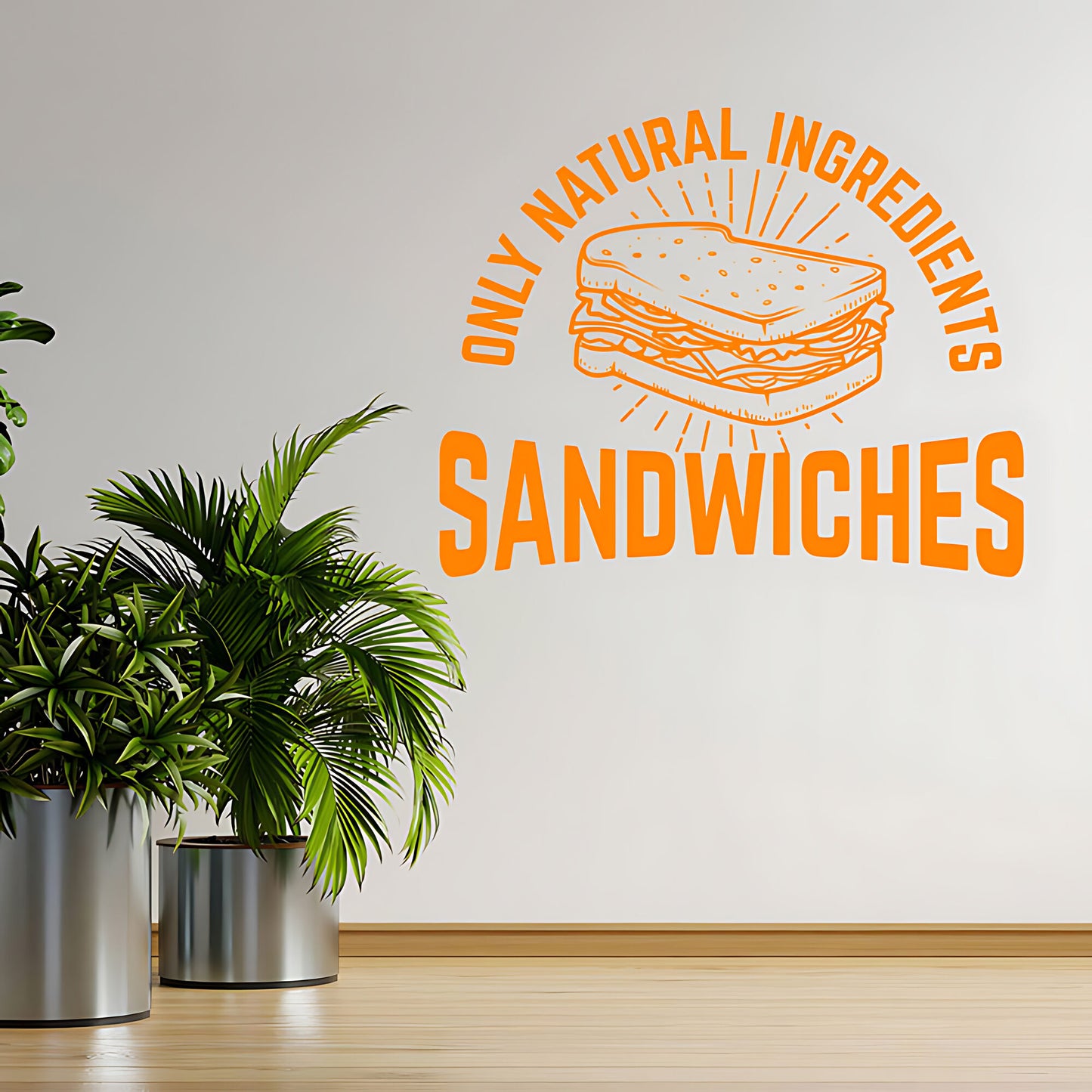 Sandwiches Wall Sticker – Cafe & Takeaway Vinyl Decal