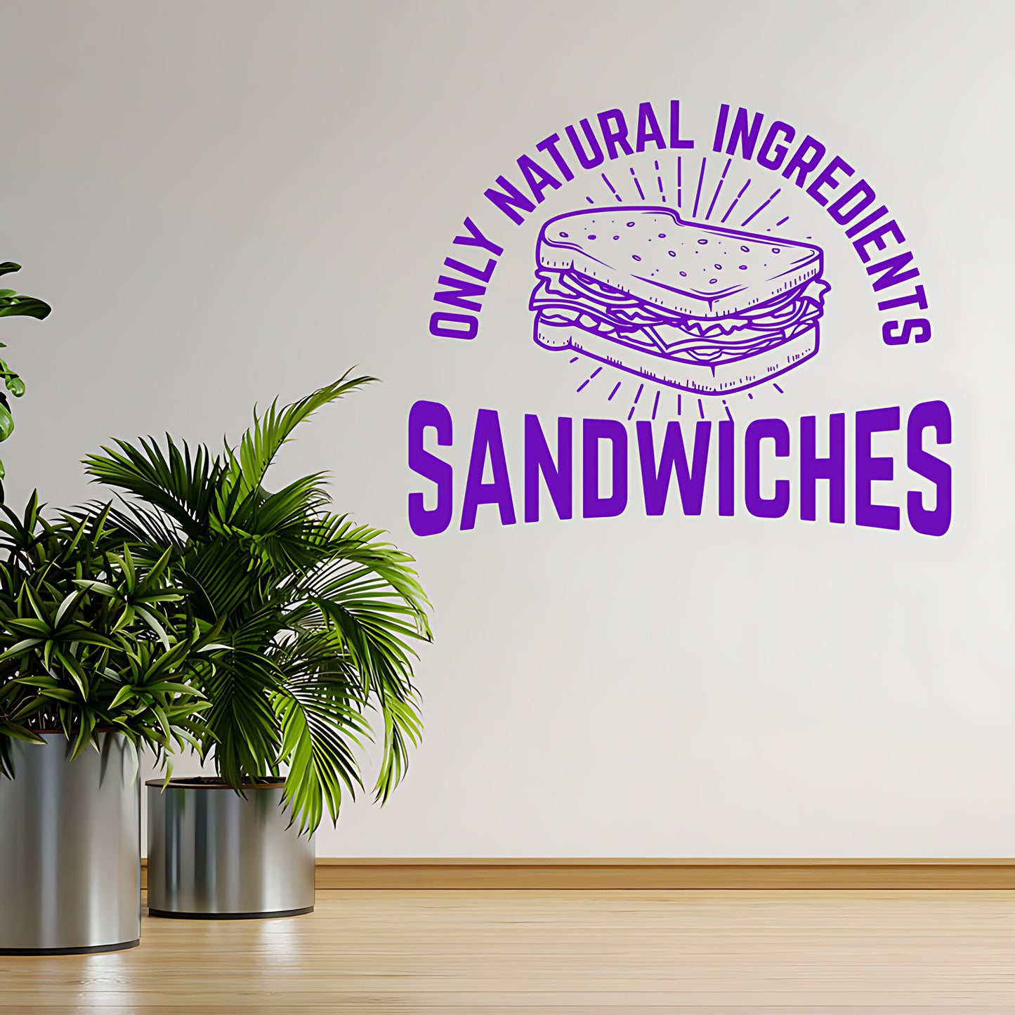 Sandwiches Wall Sticker – Cafe & Takeaway Vinyl Decal