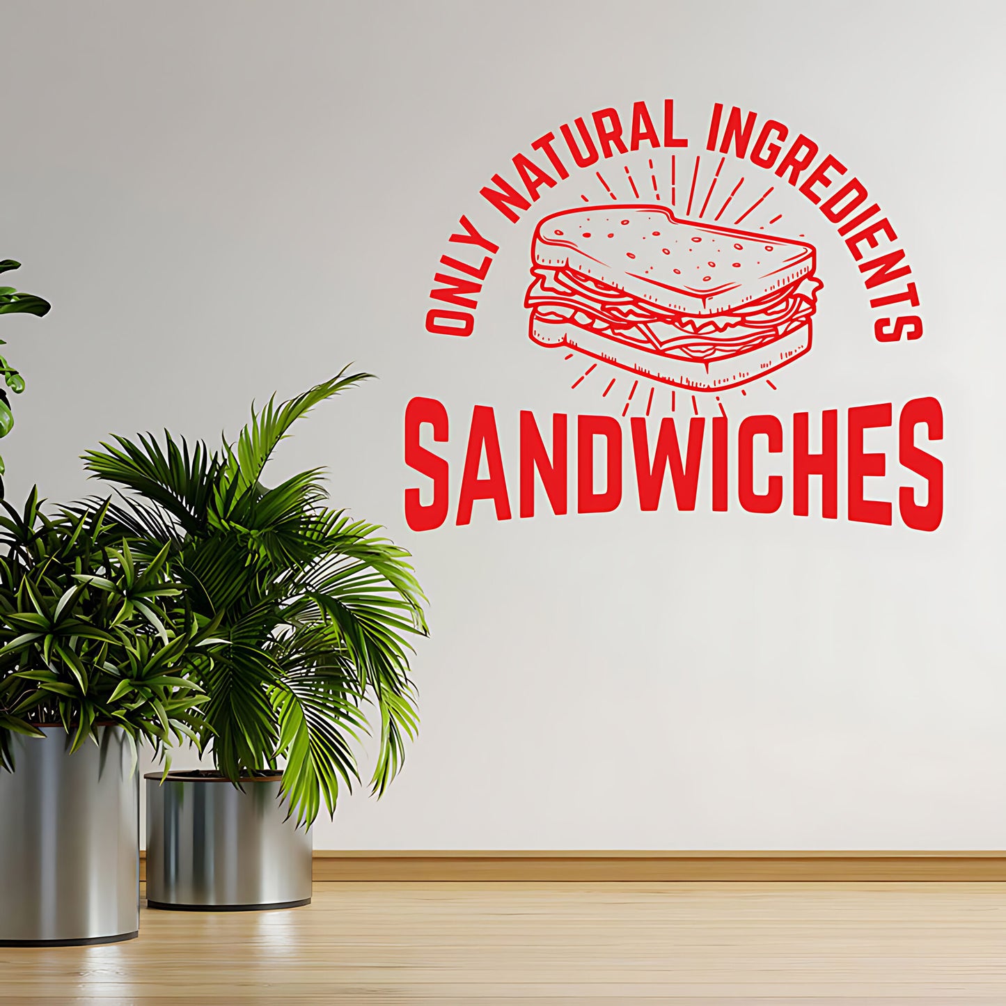 Sandwiches Wall Sticker – Cafe & Takeaway Vinyl Decal