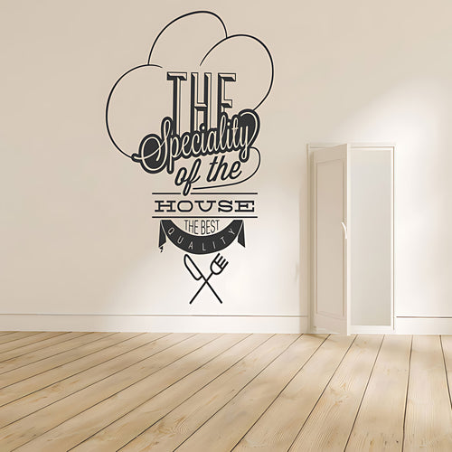 House Specials Wall Sticker - Cafe Restaurant Decal