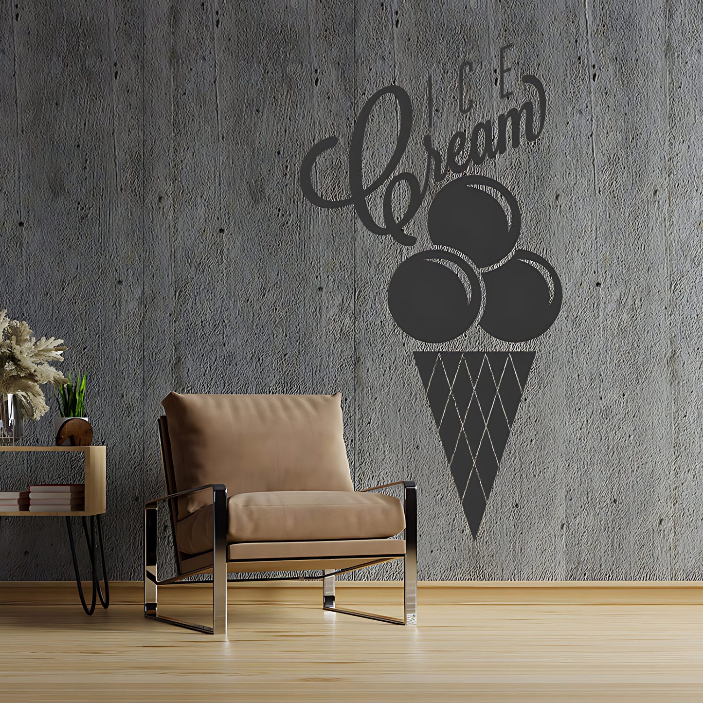Colourful Ice Cream Wall Sticker - Fun Cafe & Kitchen Food Decor