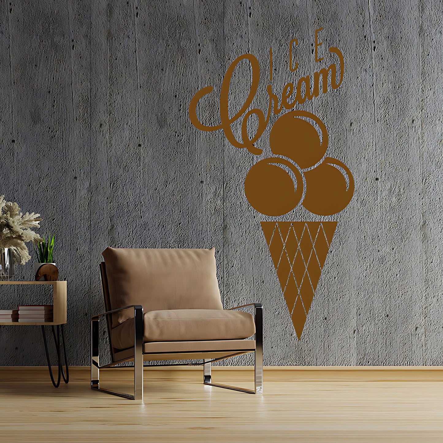 Colourful Ice Cream Wall Sticker - Fun Cafe & Kitchen Food Decor