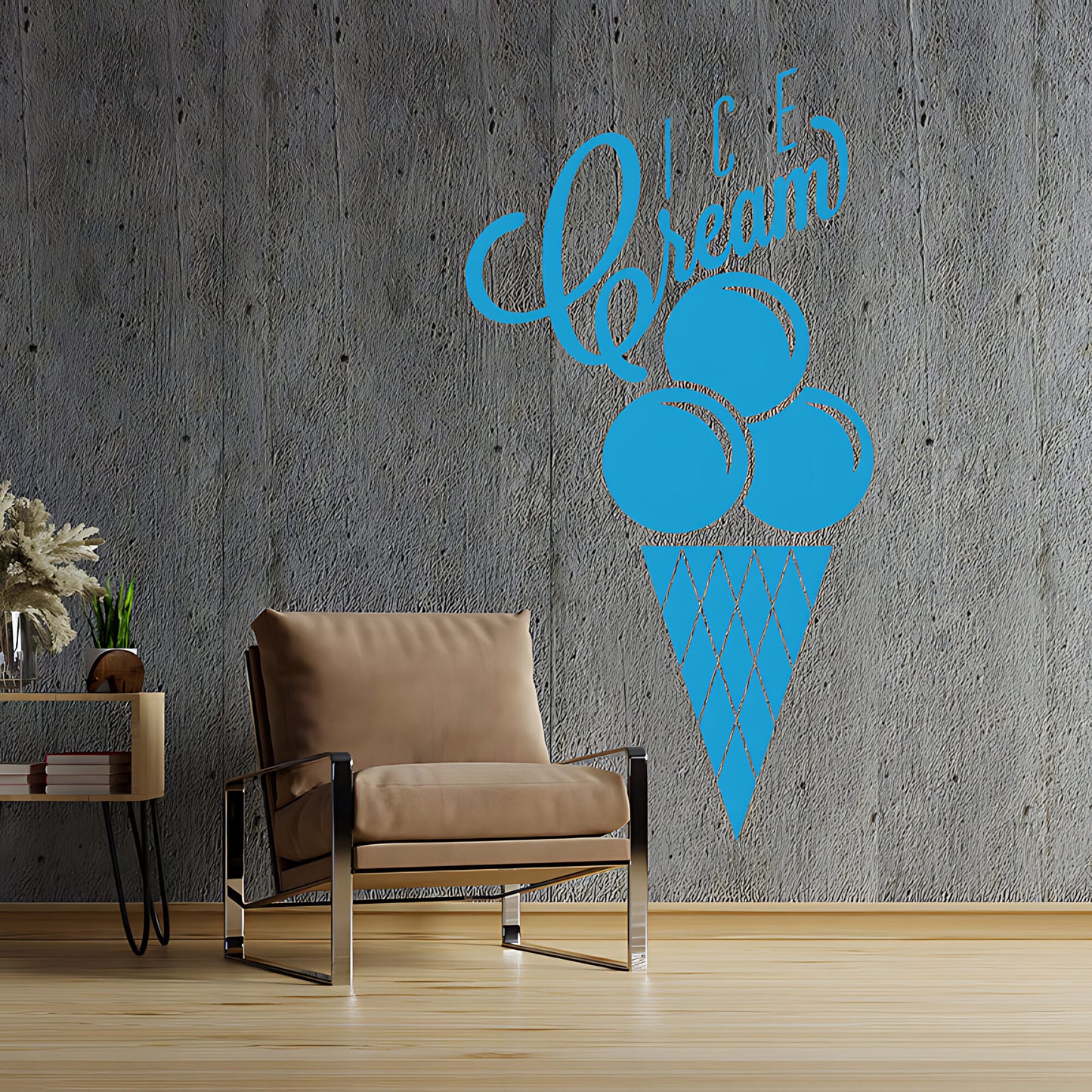Colourful Ice Cream Wall Sticker - Fun Cafe & Kitchen Food Decor