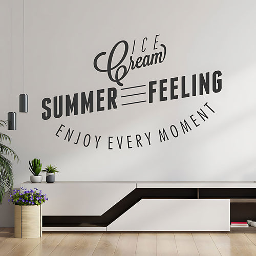 Ice Cream Wall Sticker - Charming Decor for Cafe & Restaurant