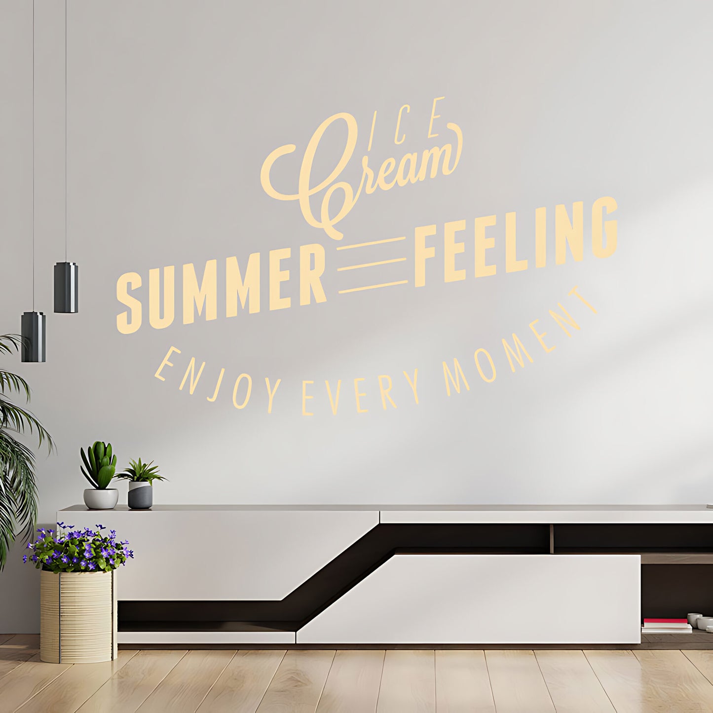 Ice Cream Wall Sticker - Charming Decor for Cafe & Restaurant