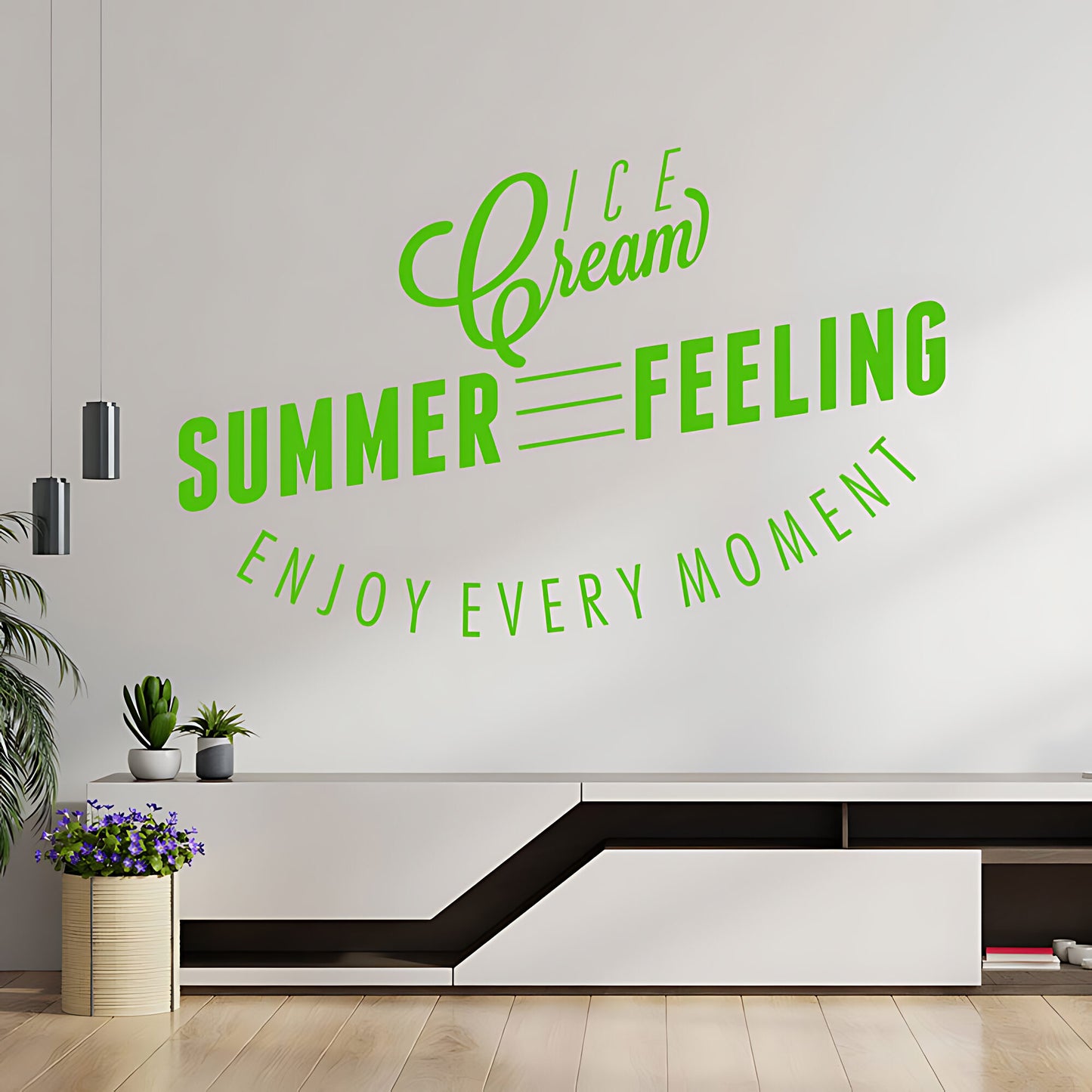 Ice Cream Wall Sticker - Charming Decor for Cafe & Restaurant