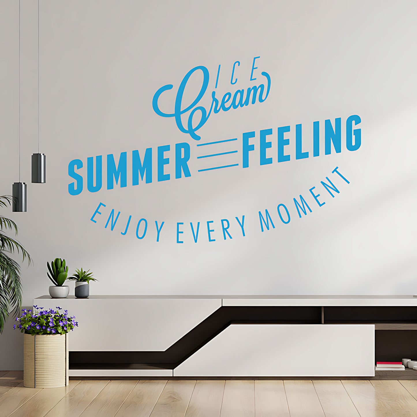 Ice Cream Wall Sticker - Charming Decor for Cafe & Restaurant
