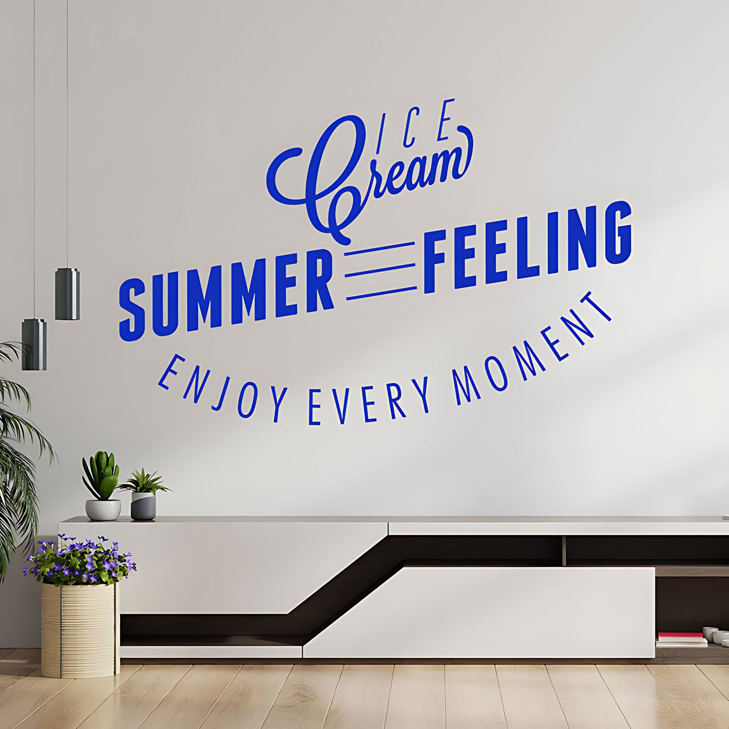Ice Cream Wall Sticker - Charming Decor for Cafe & Restaurant