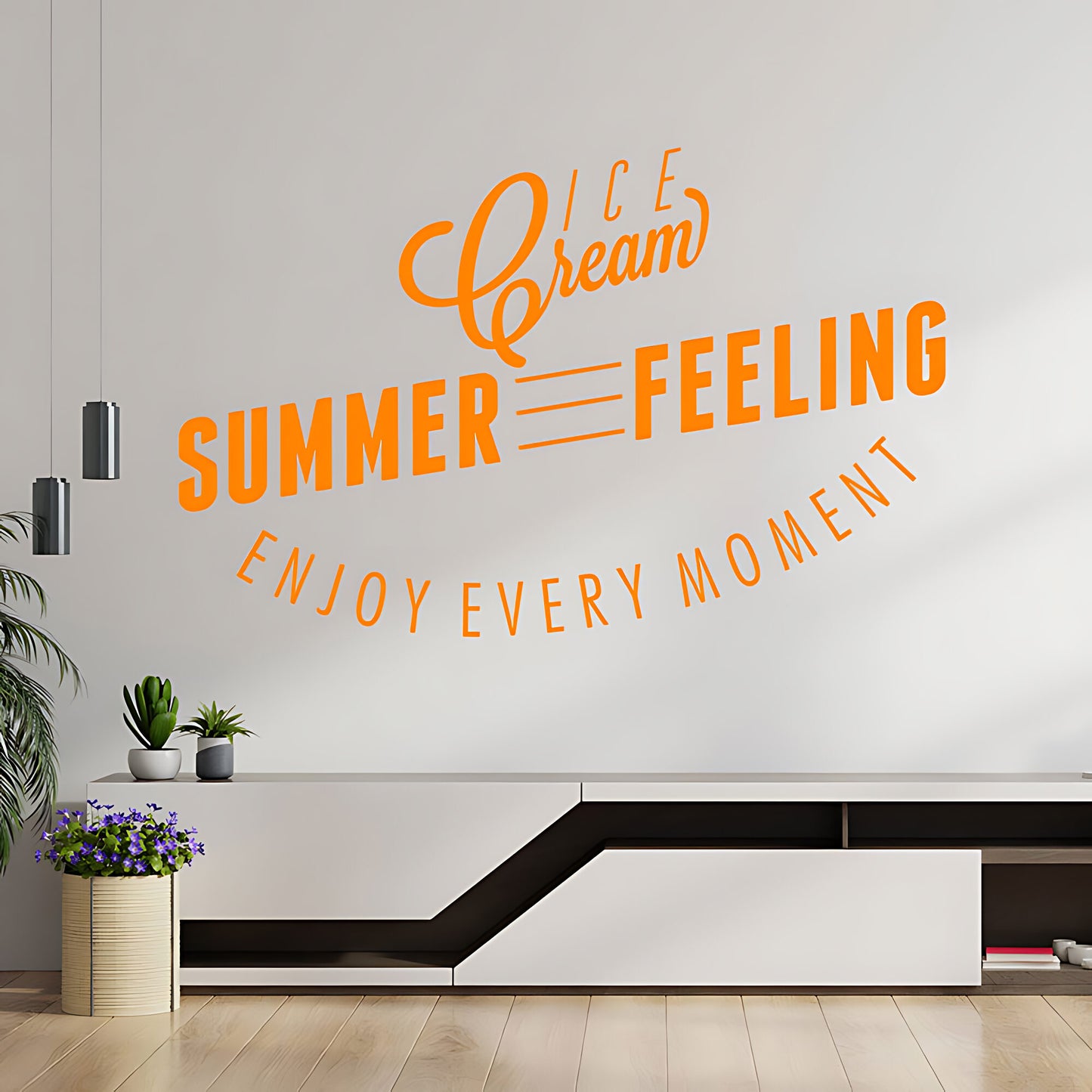Ice Cream Wall Sticker - Charming Decor for Cafe & Restaurant