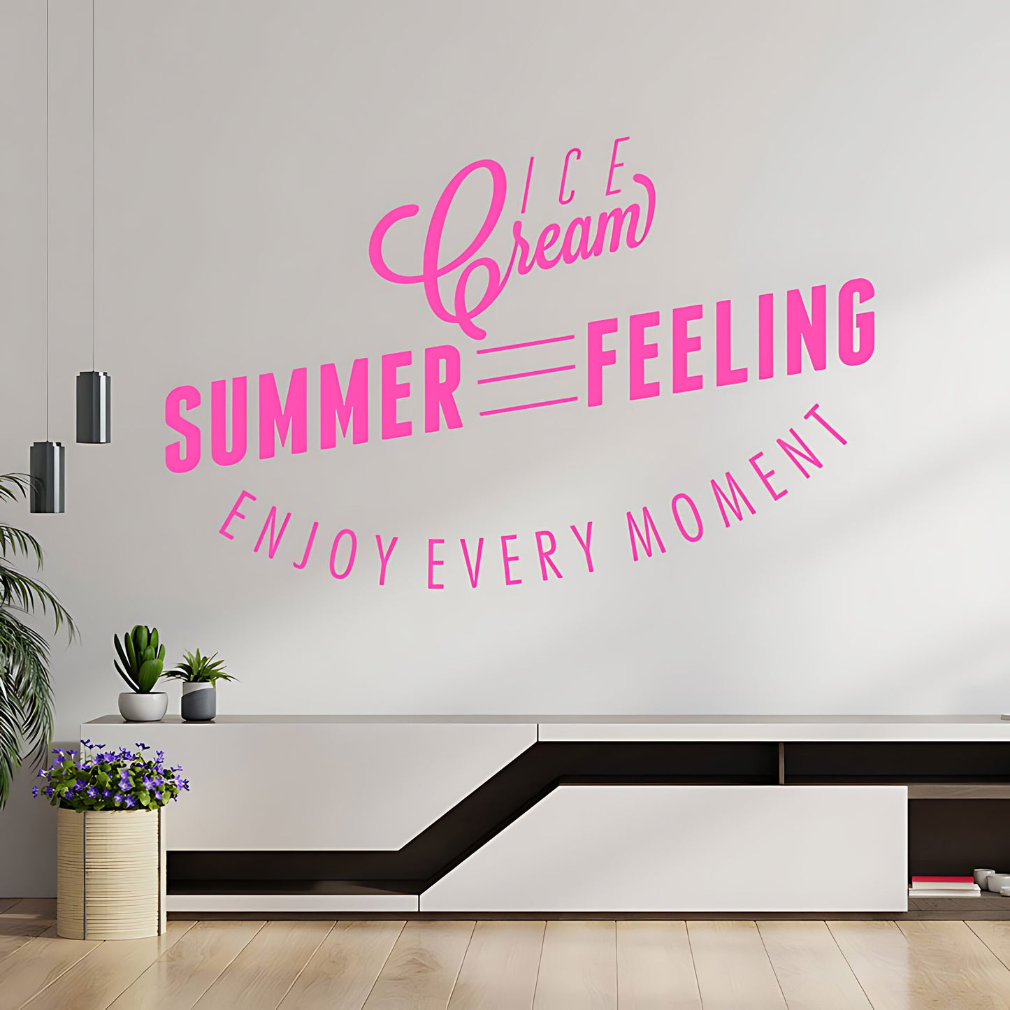 Ice Cream Wall Sticker - Charming Decor for Cafe & Restaurant