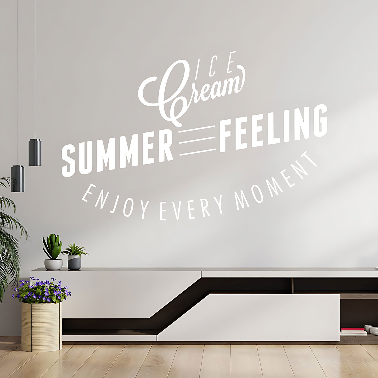 Ice Cream Wall Sticker - Charming Decor for Cafe & Restaurant