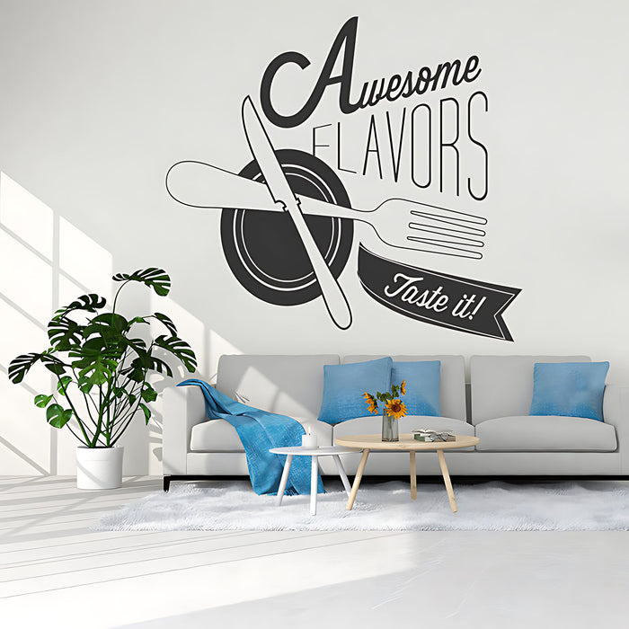 Restaurant Wall Sticker – Cafe & Dining Room Vinyl Decal
