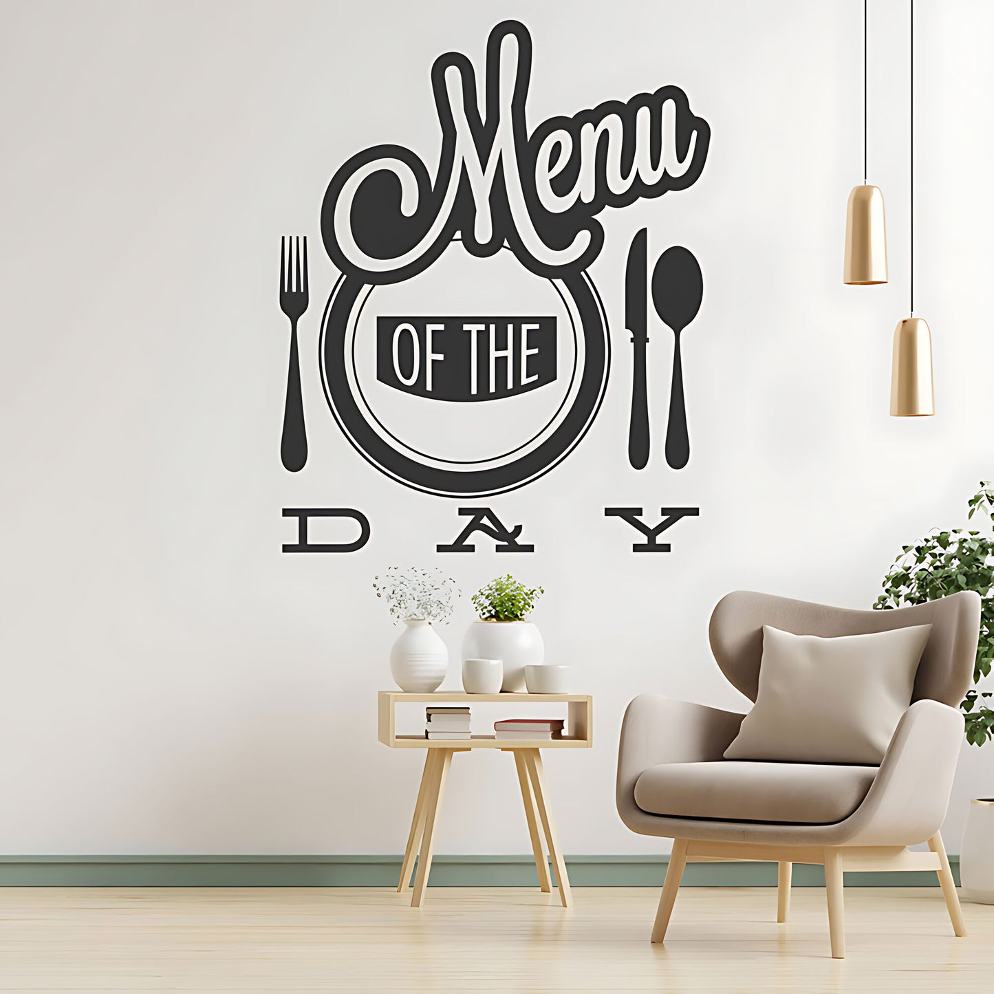 Menu of the Day Wall Sticker – Cafe & Restaurant Vinyl Decal
