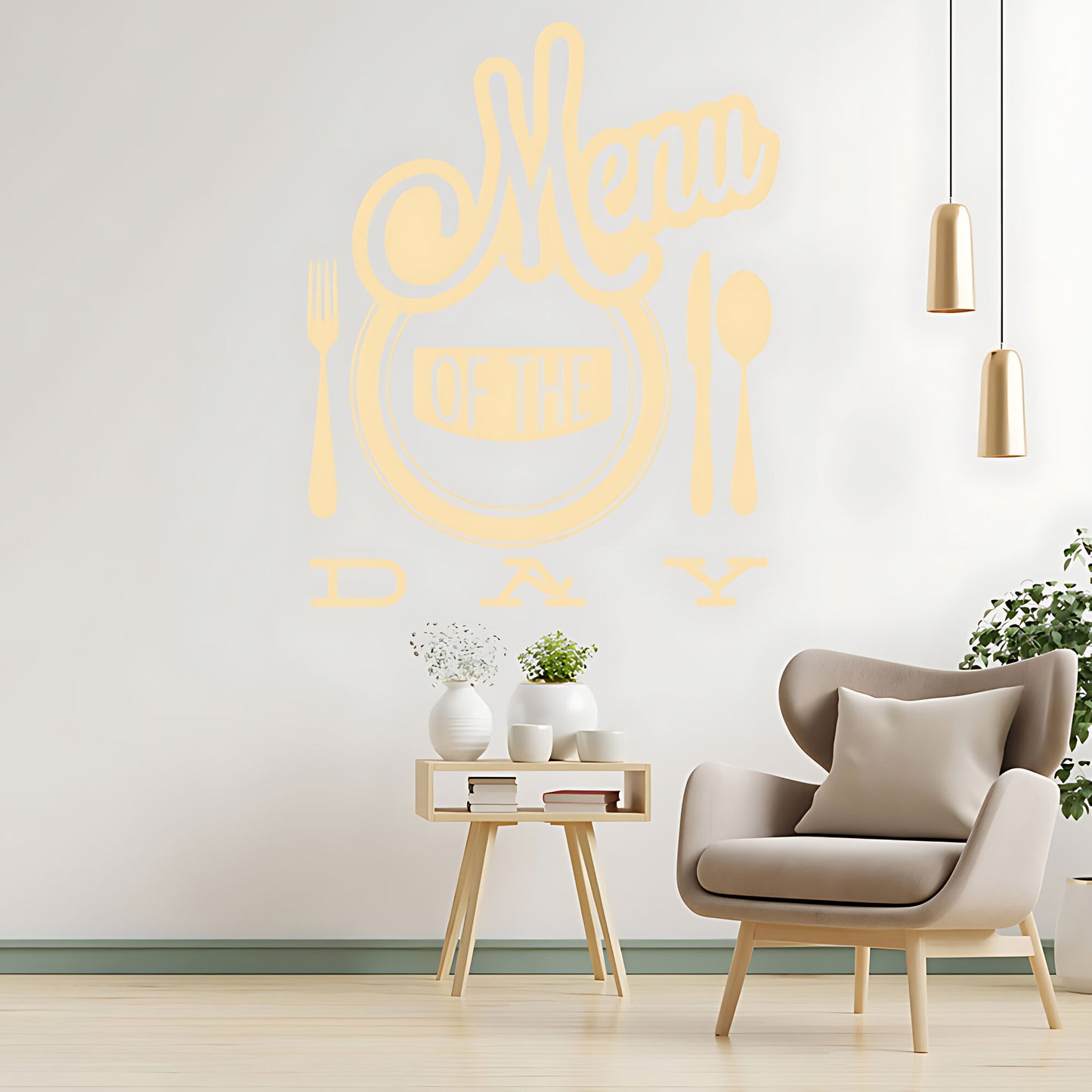 Menu of the Day Wall Sticker – Cafe & Restaurant Vinyl Decal