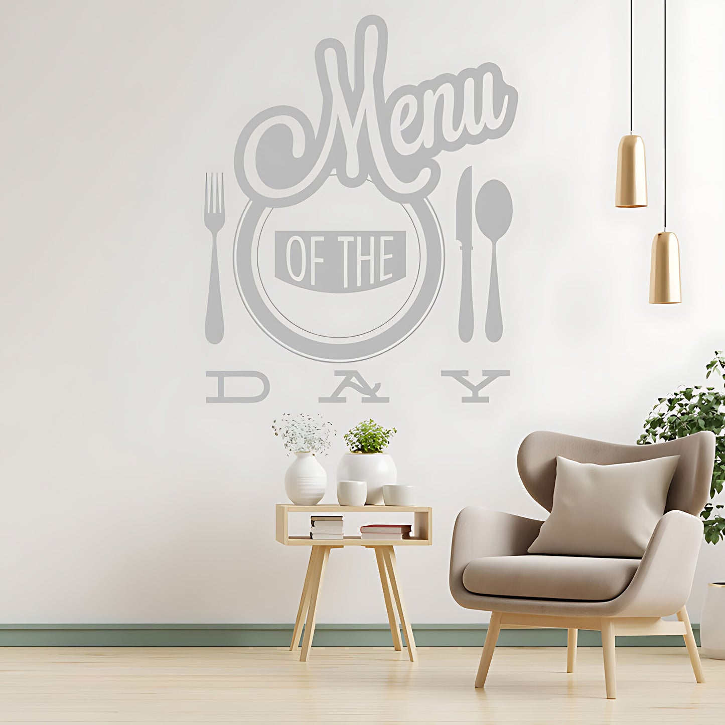 Menu of the Day Wall Sticker – Cafe & Restaurant Vinyl Decal