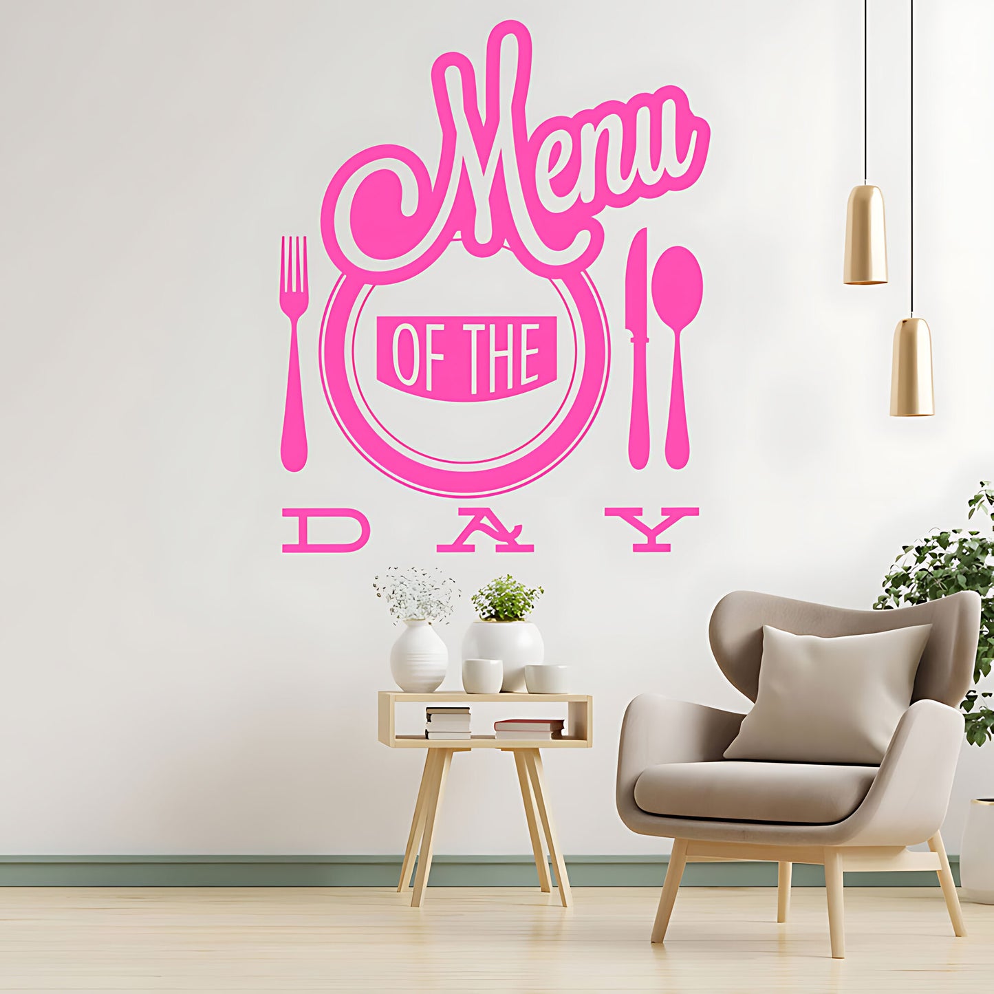 Menu of the Day Wall Sticker – Cafe & Restaurant Vinyl Decal