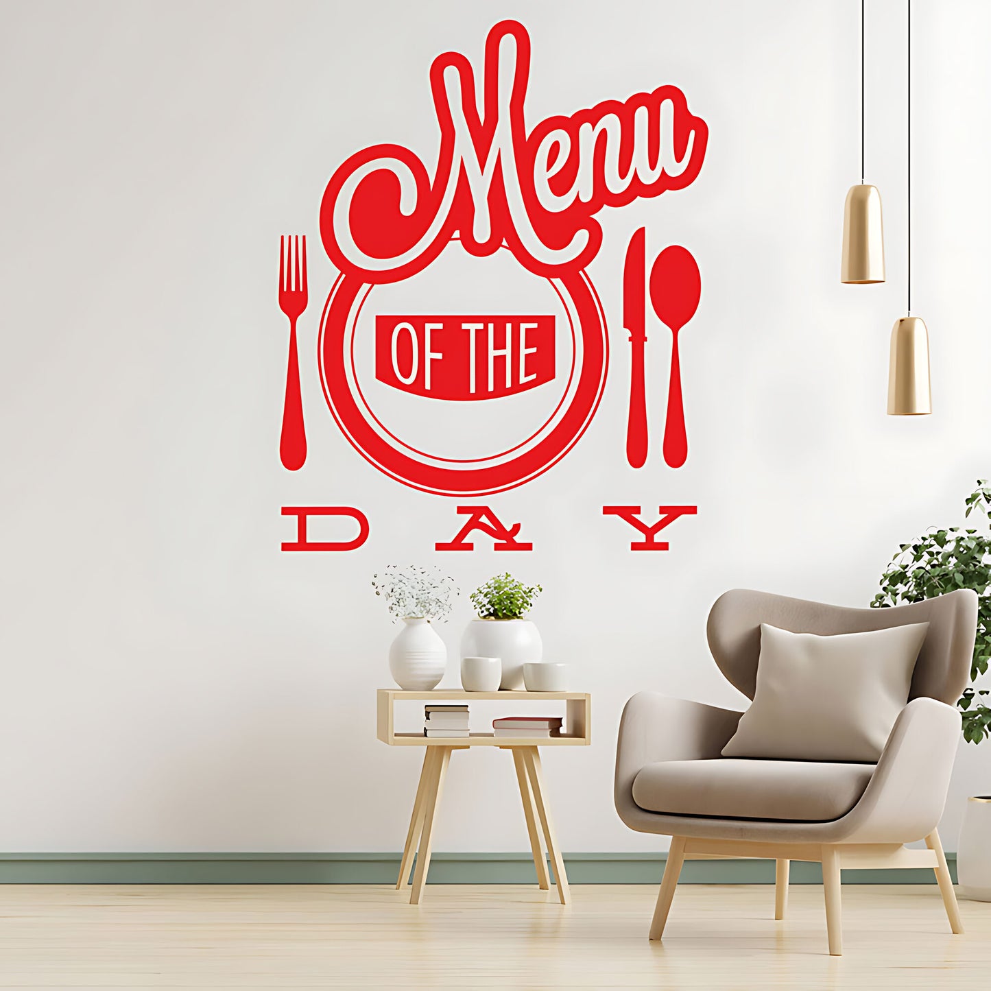 Menu of the Day Wall Sticker – Cafe & Restaurant Vinyl Decal