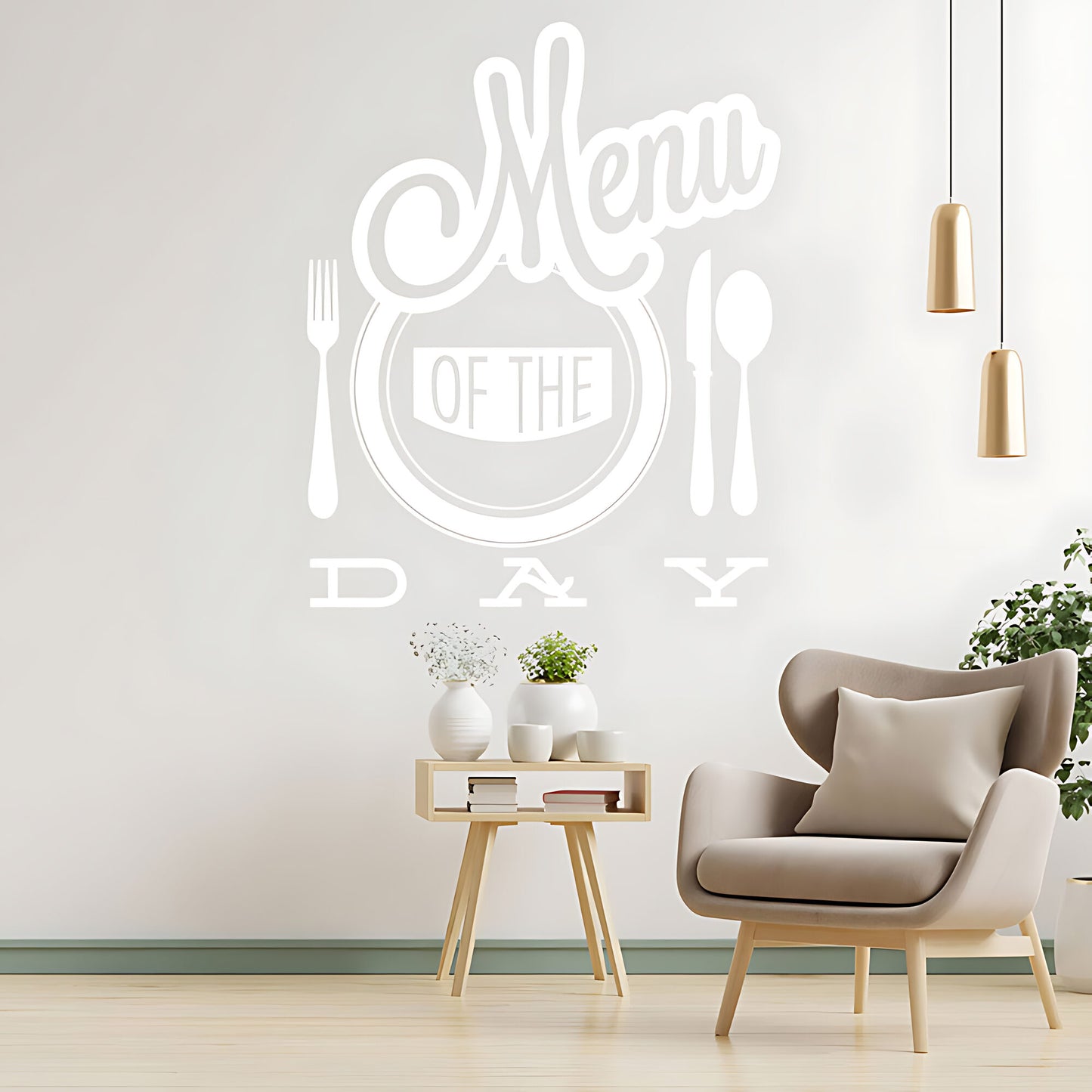Menu of the Day Wall Sticker – Cafe & Restaurant Vinyl Decal